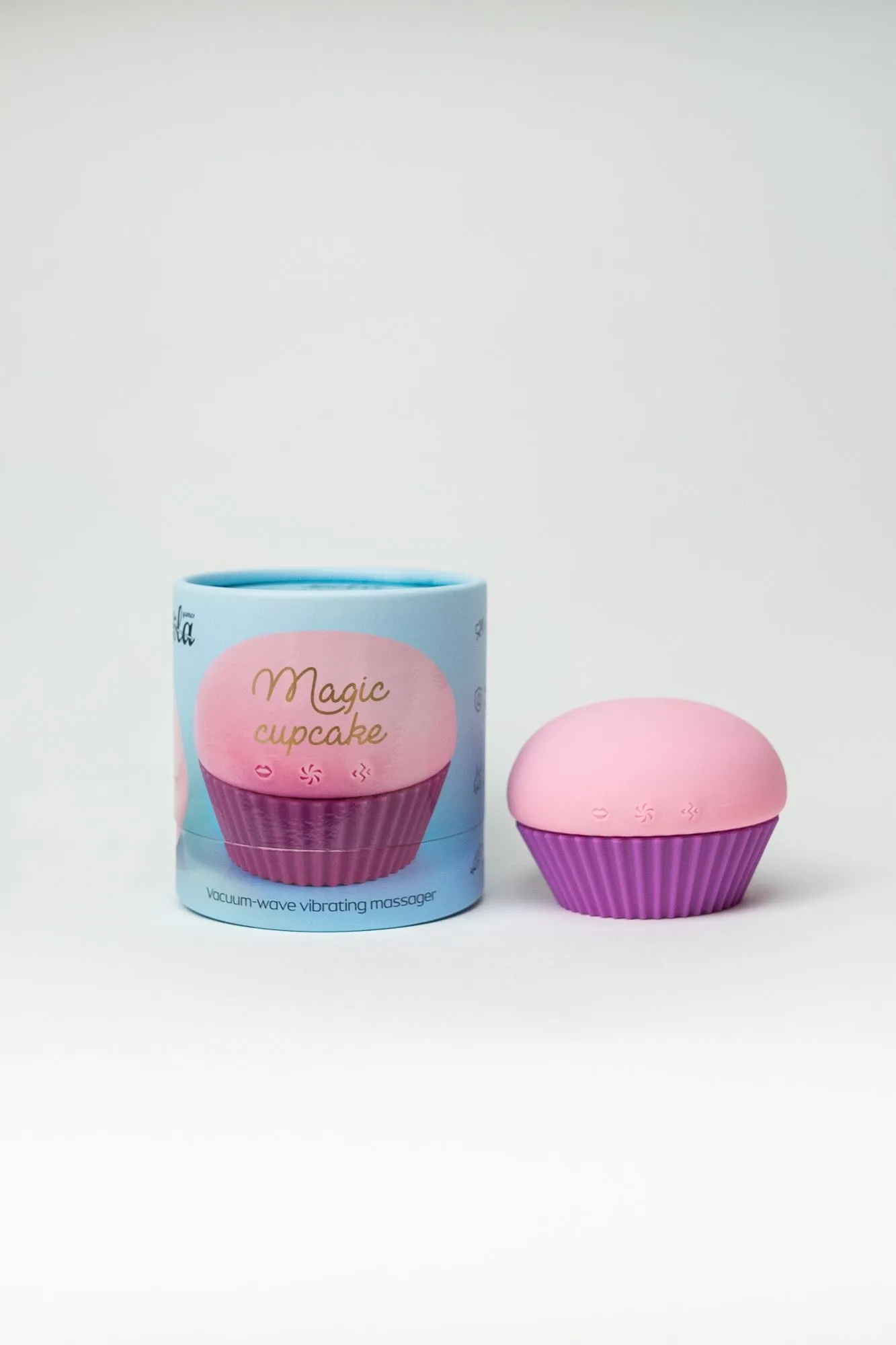 вакуумно-волновой вибратор magic cupcake 9210-02lola в 