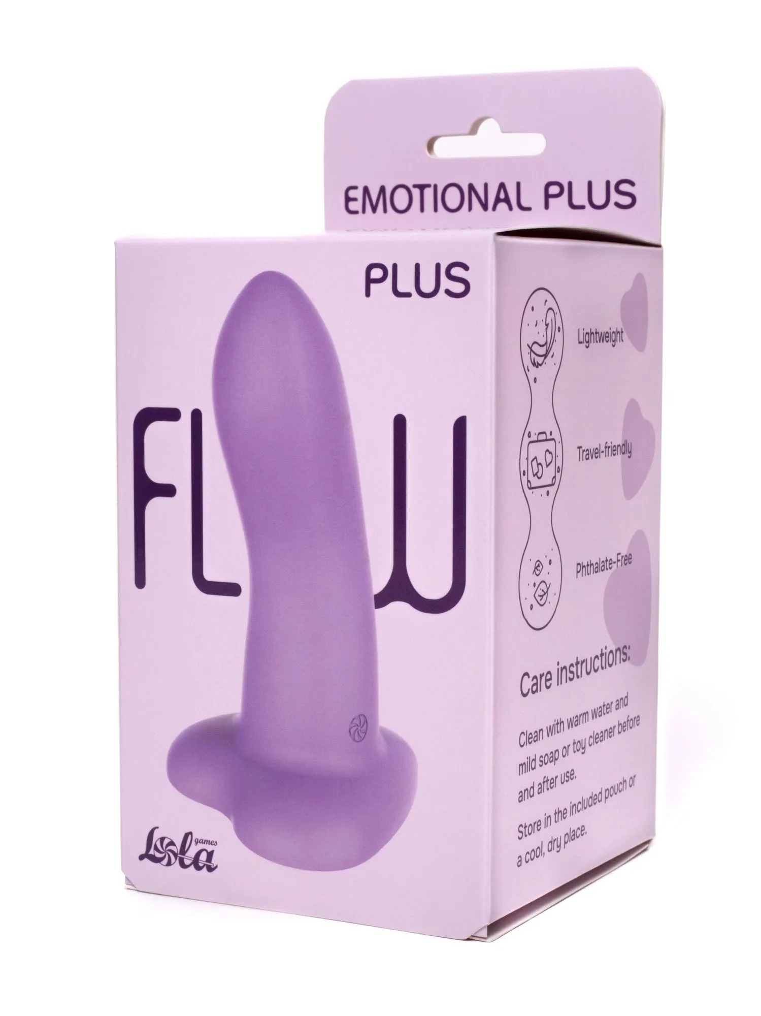 нереалистичный дилдо emotional plus purple 2044-01lola в 