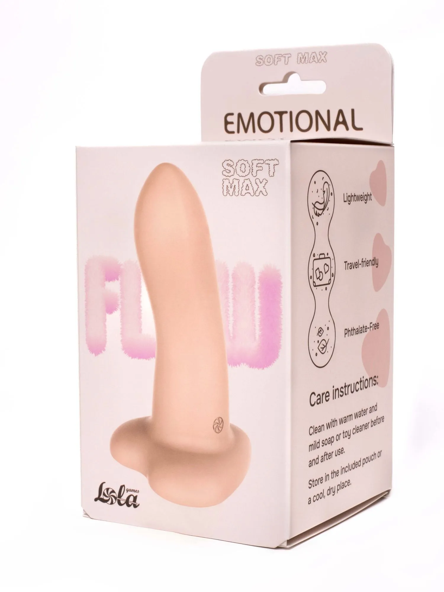 нереалистичный дилдо emotional soft max flesh 2046-03lola в 