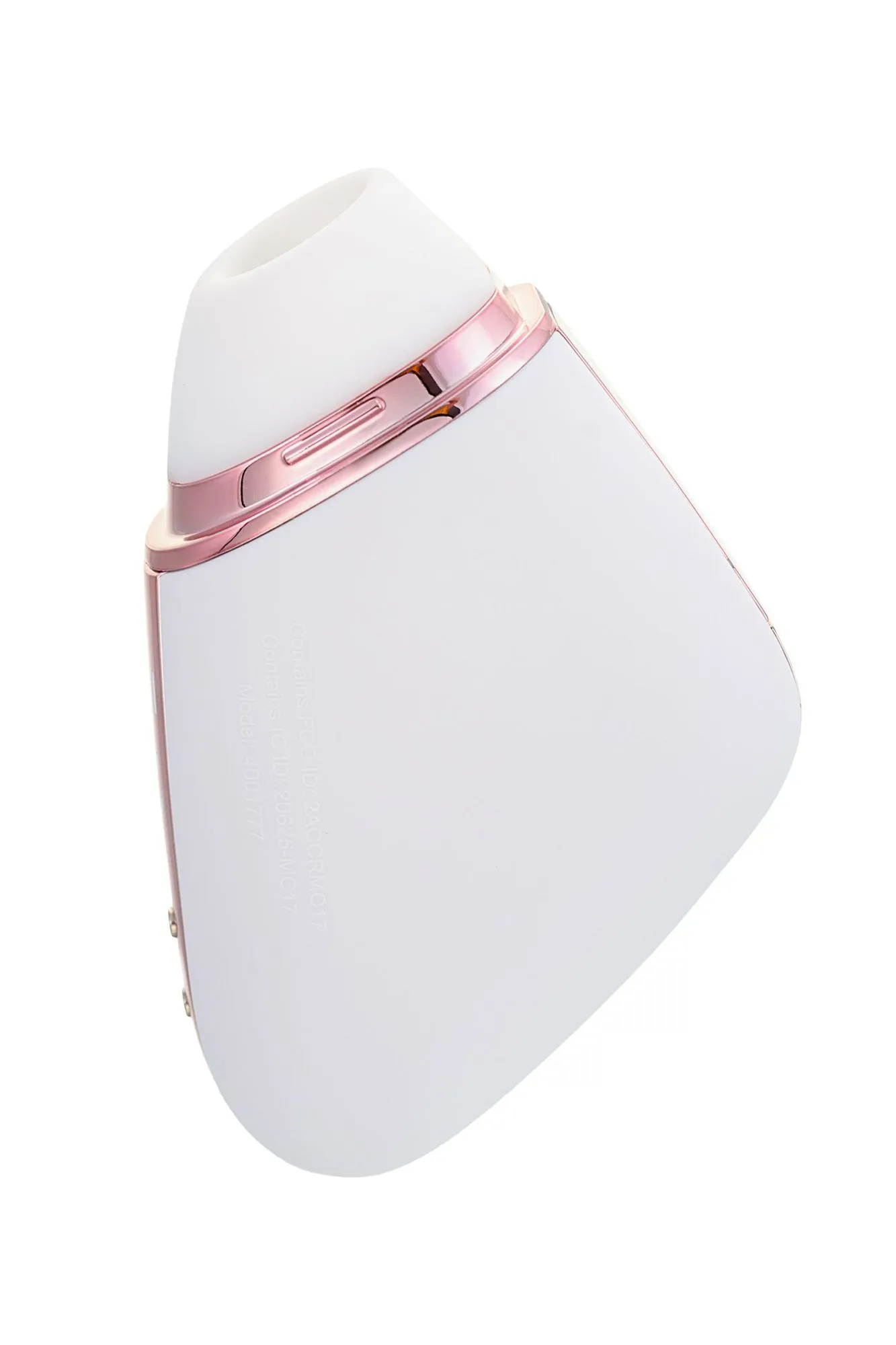 вакуум-волновой бесконтактный стимулятор клитора satisfyer love triangle, силикон, белый, 8,8 см. в 