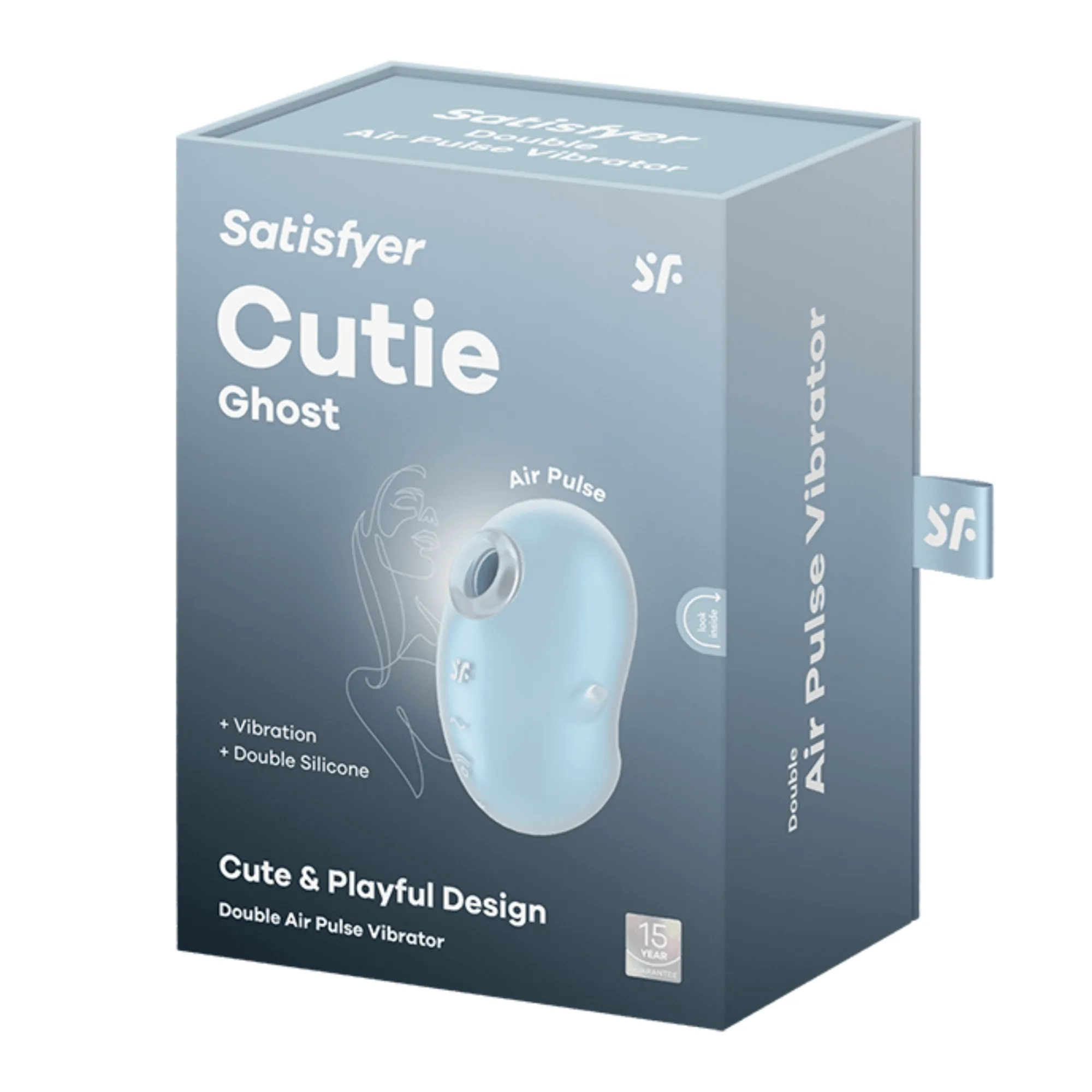 вакуумный массажер satisfyer cutie ghost light blue 067759sa в 