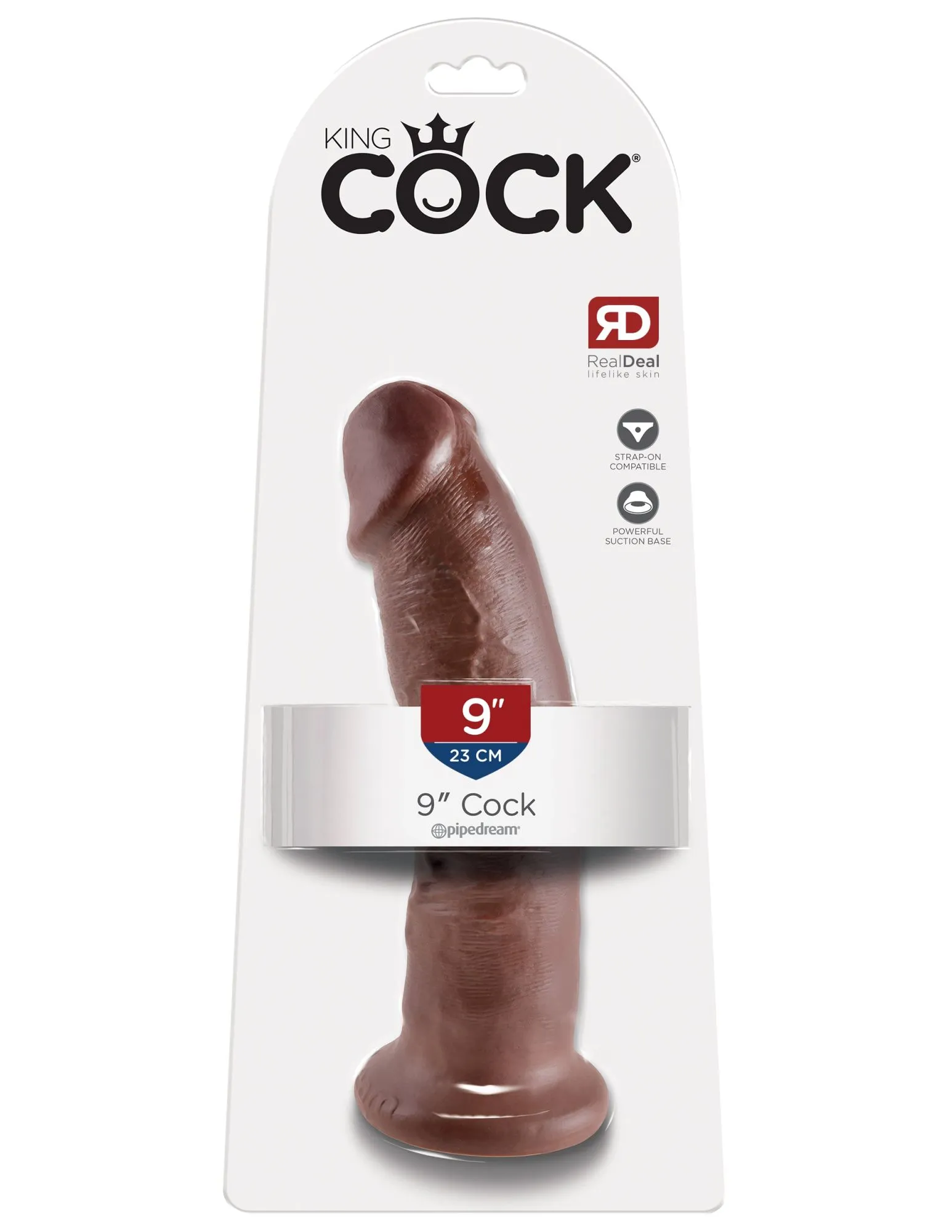 фаллоимитатор king cock 9" cock - brown pipedream 550429pd в 