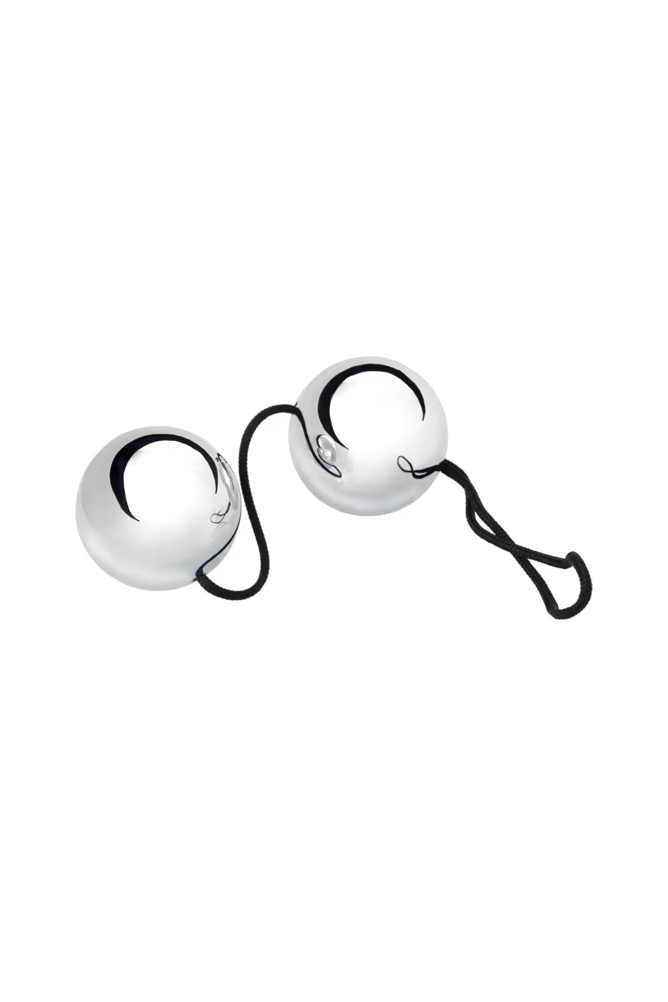 вагинальные шарики toyfa, abs пластик, серебристый, 20,5 см,ø 3,5 см в 