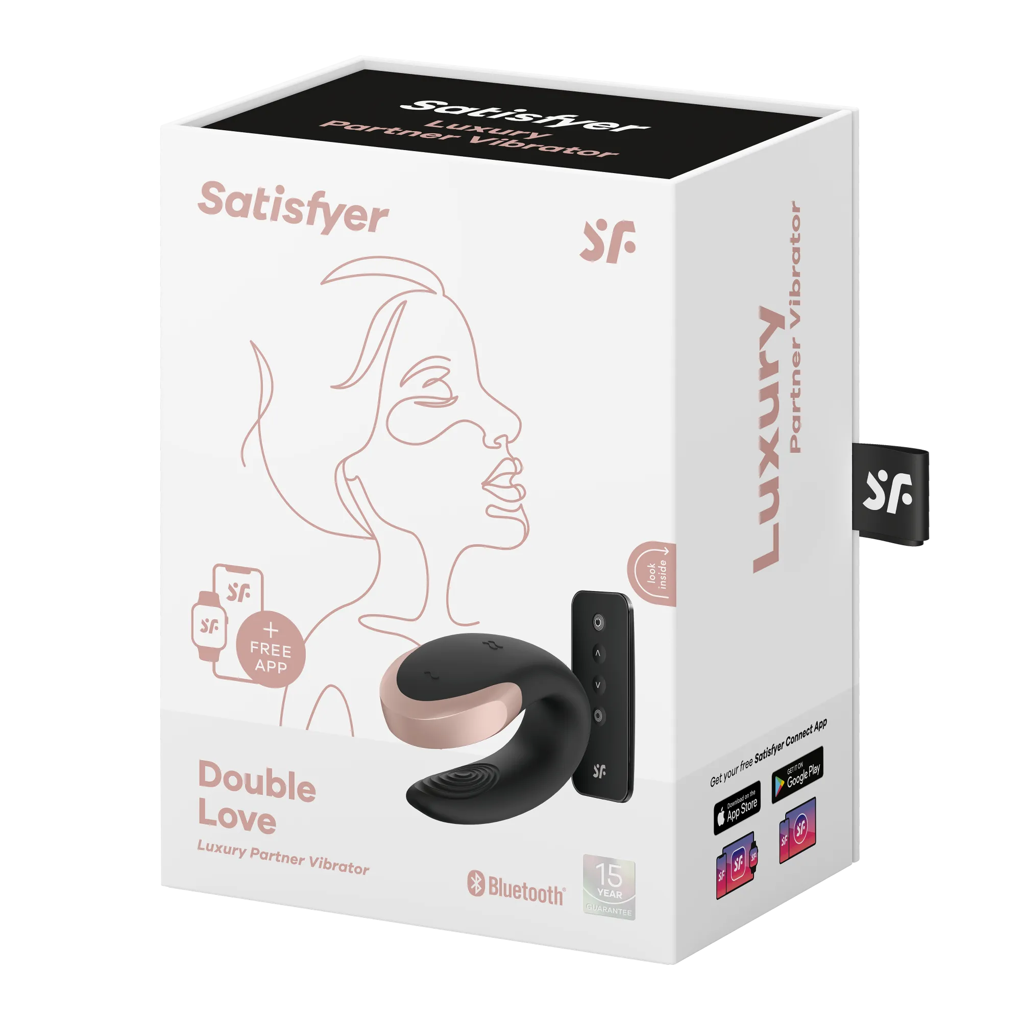 виброcтимулятор satisfyer double love connect app black 001722sa в 