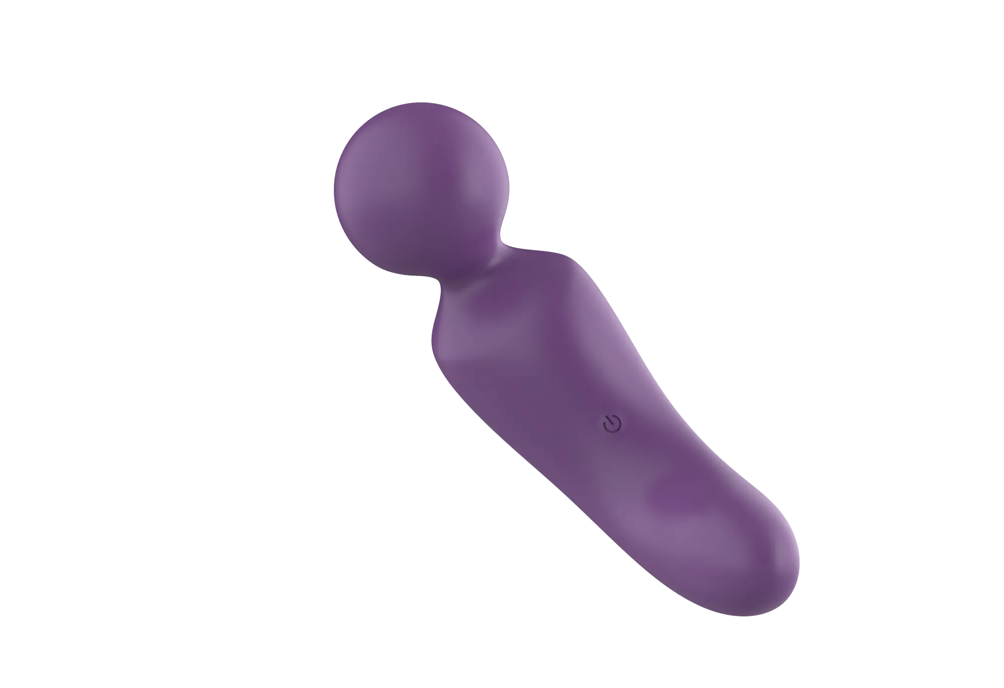 вибратор- вонд с изогнутым корпусом secwell sw24125-purple в 