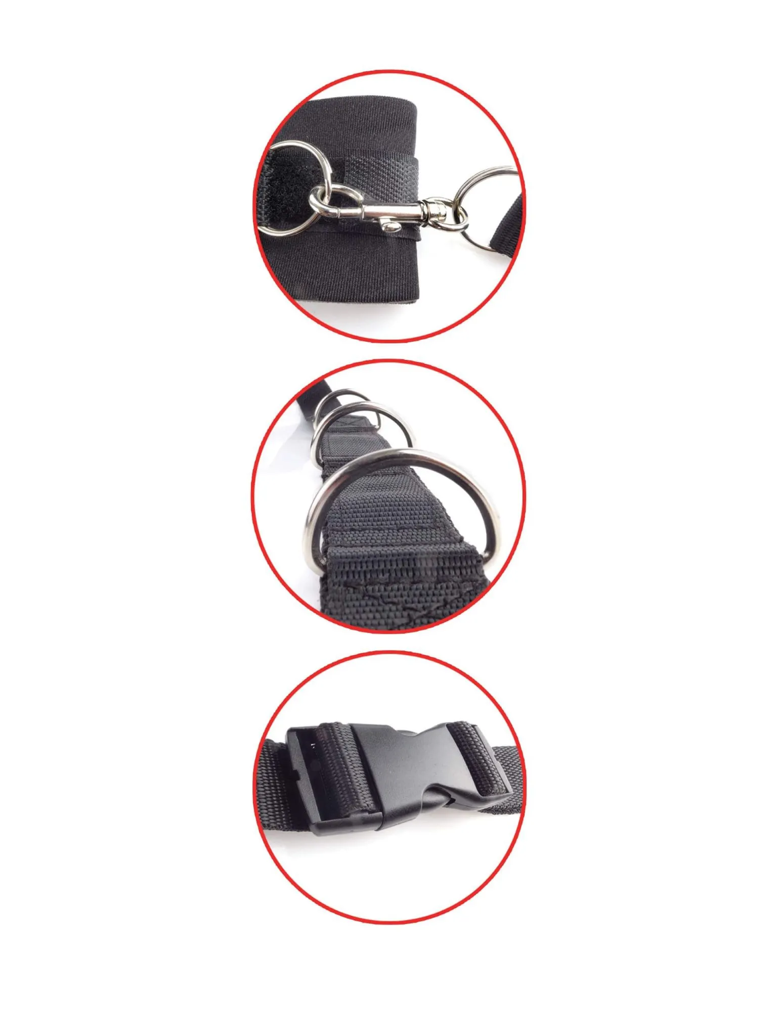 растяжка на кровать pipedream ultimate bed restraint system, черная в 