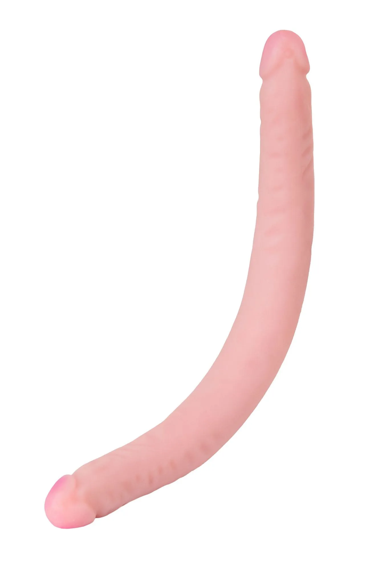 двусторонний фаллоимитатор lovetoy lesbi touch, телесный, 43 см в 