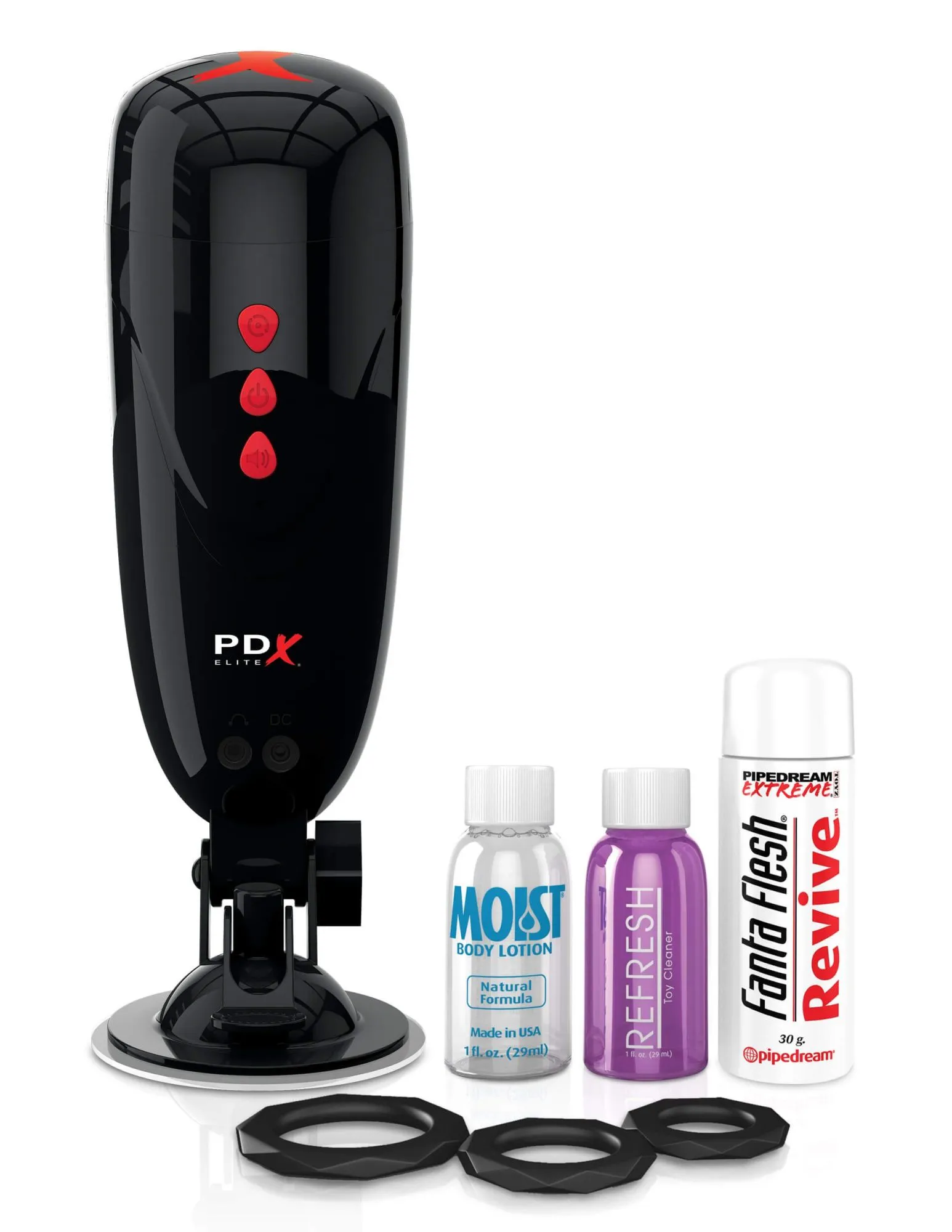 мастурбатор pipedream pdx elite dirty talk starter stroker, черный в 