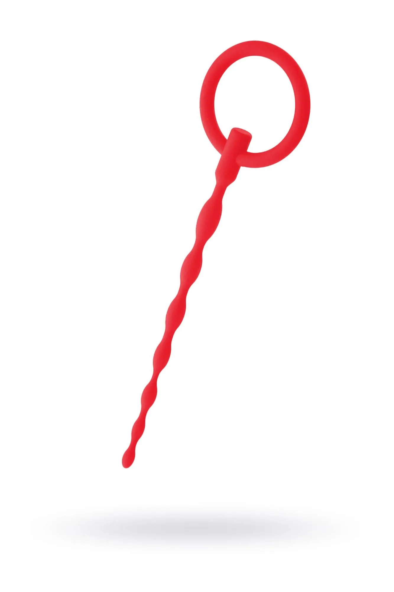 уретральный плаг black&red by toyfa, силикон, красный, 16 см в 