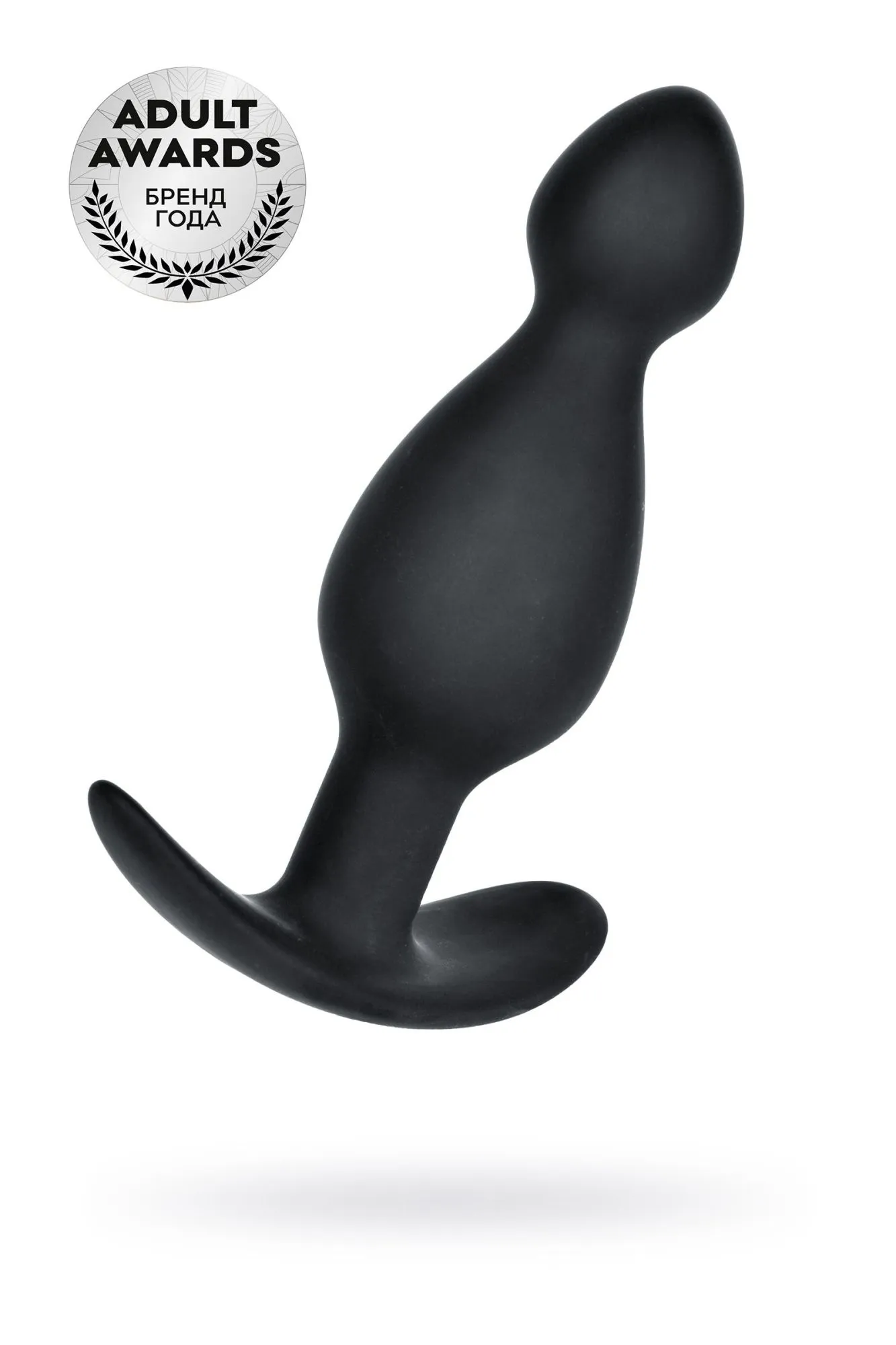 анальная пробка a-toys by toyfa, размер m, силикон, черная, 11,5 см в 