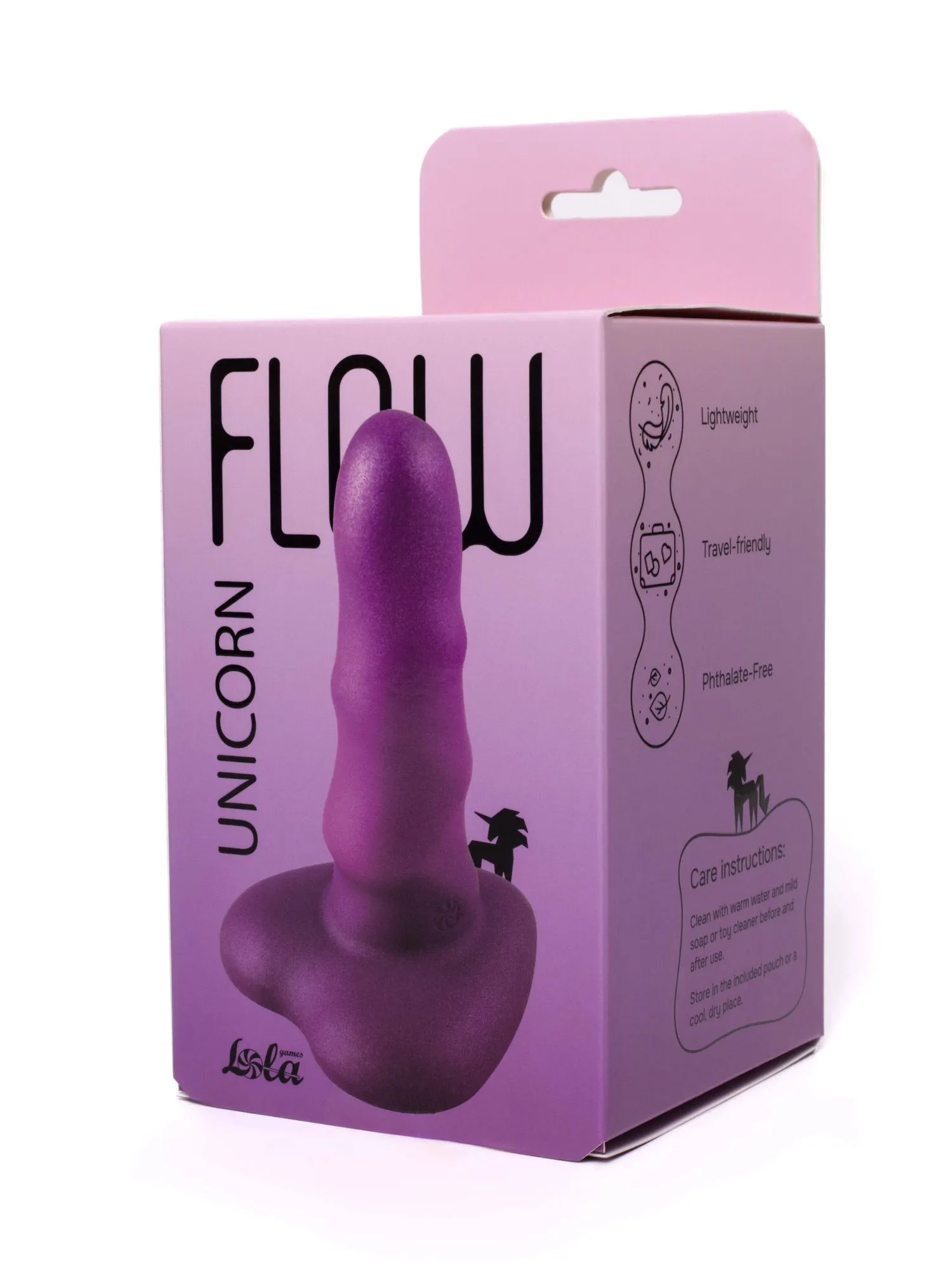нереалистичный дилдо unicorn mini purple 2047-04lola в 