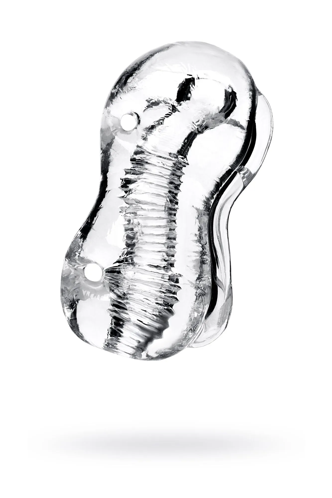 мастурбатор нереалистичный lingam by toyfa indira, tpe, прозрачный, 14 см в 