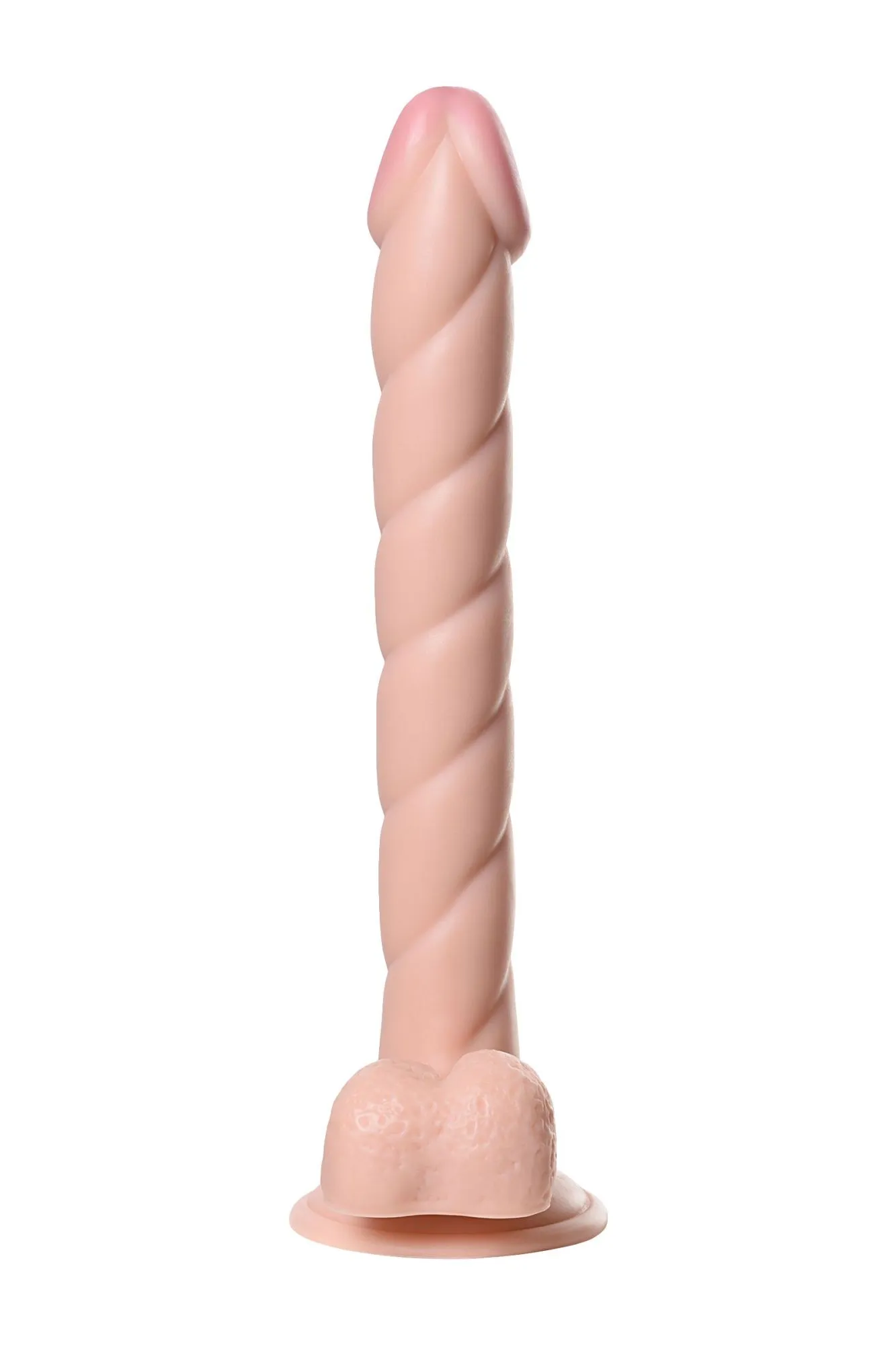реалистичный фаллоимитатор toyfa realstick nude, pvc, телесный, 31,5 см в 