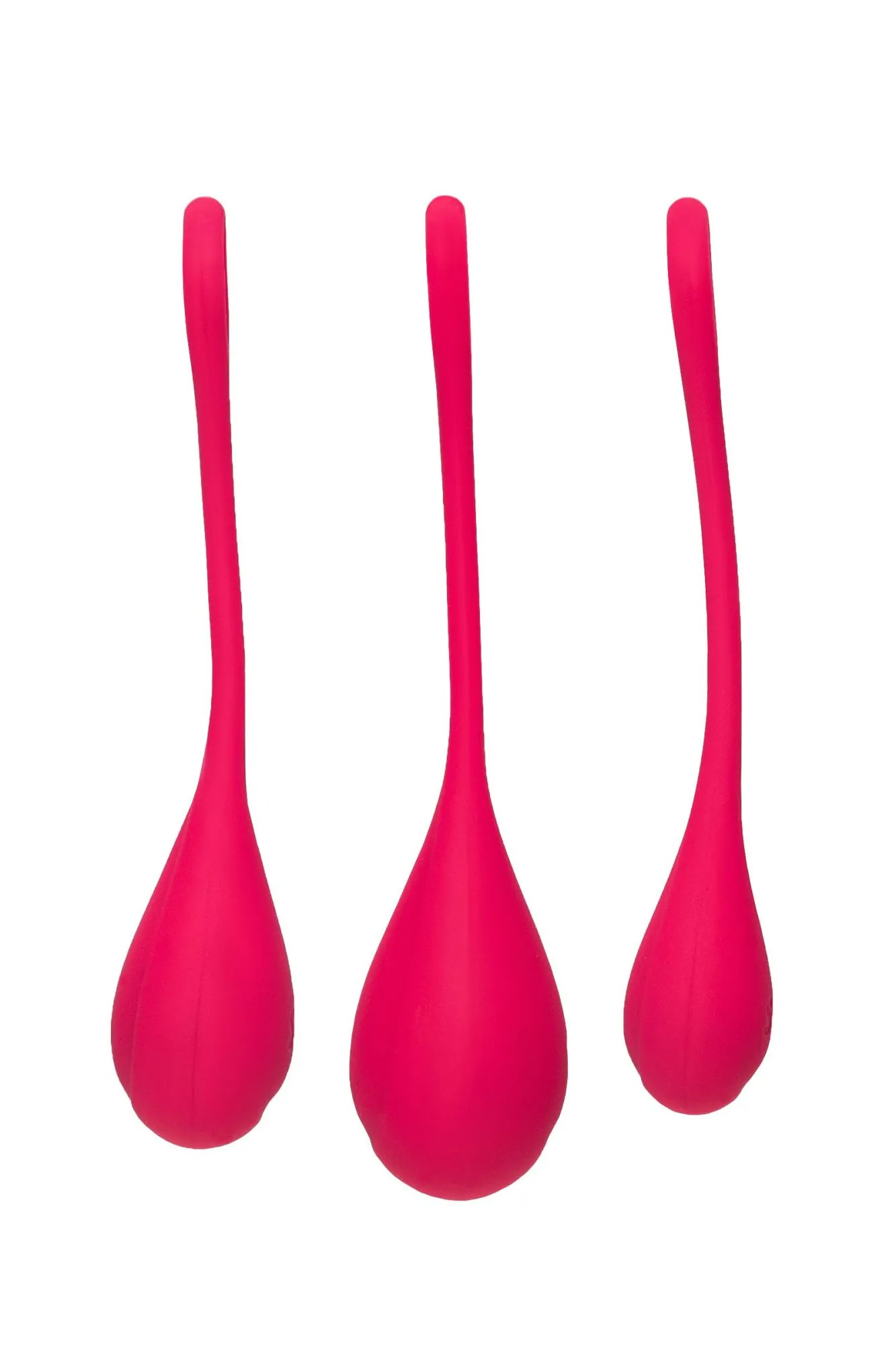 набор вагинальных шариков satisfyer yoni, силикон, красный, ø 2 см. в 