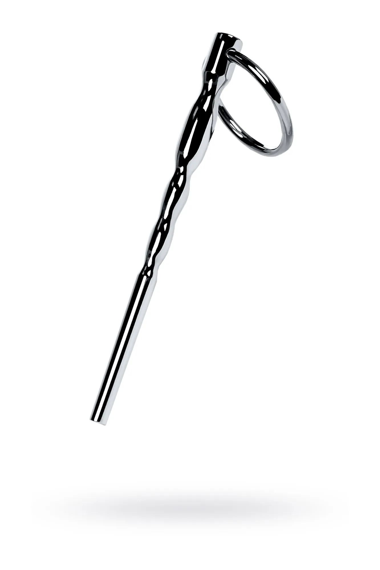 уретральный плаг metal by toyfa ёлочка, с кольцом на основании, металл, серебряный, 10,5 см в 