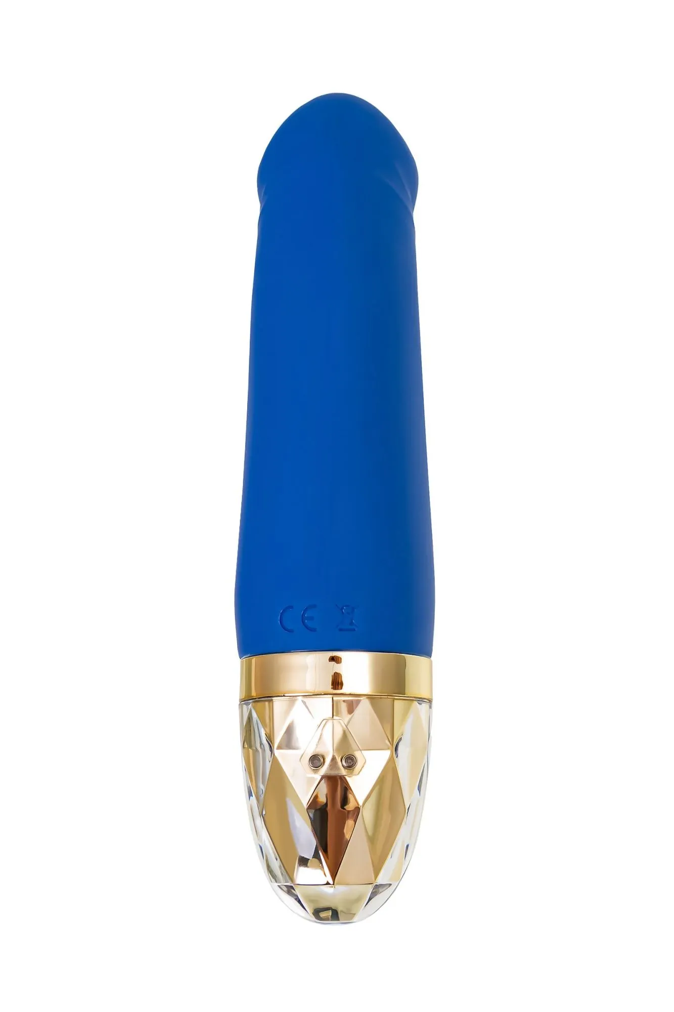 вибратор mystim real deal neal силикон,синий, 16,5 см в 