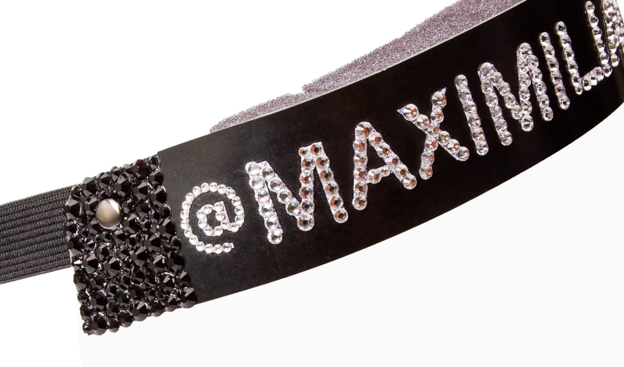 защитная маска-экран со стразами maximilian lapin в 