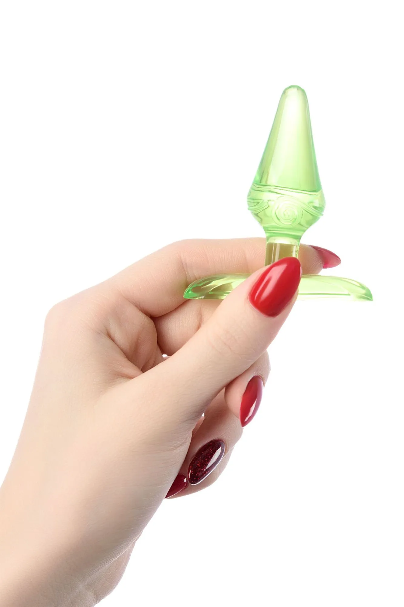 анальная втулка toyfa, abs пластик, зеленая, 6,5 см, ø 2,5 см в 