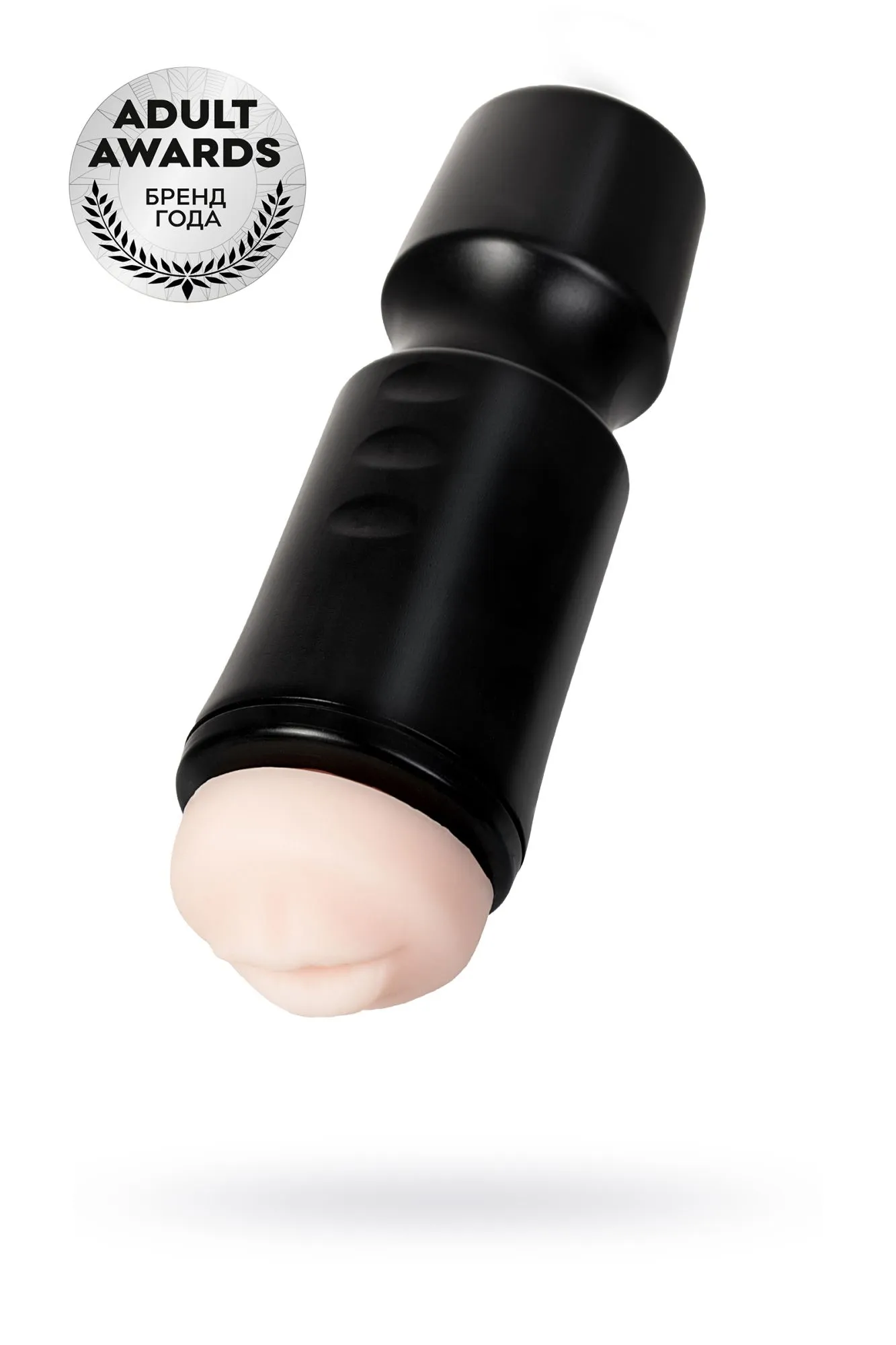 мастурбатор toyfa a-toys denna, рот, tpe, черный, 24 см, 7,6 см в 