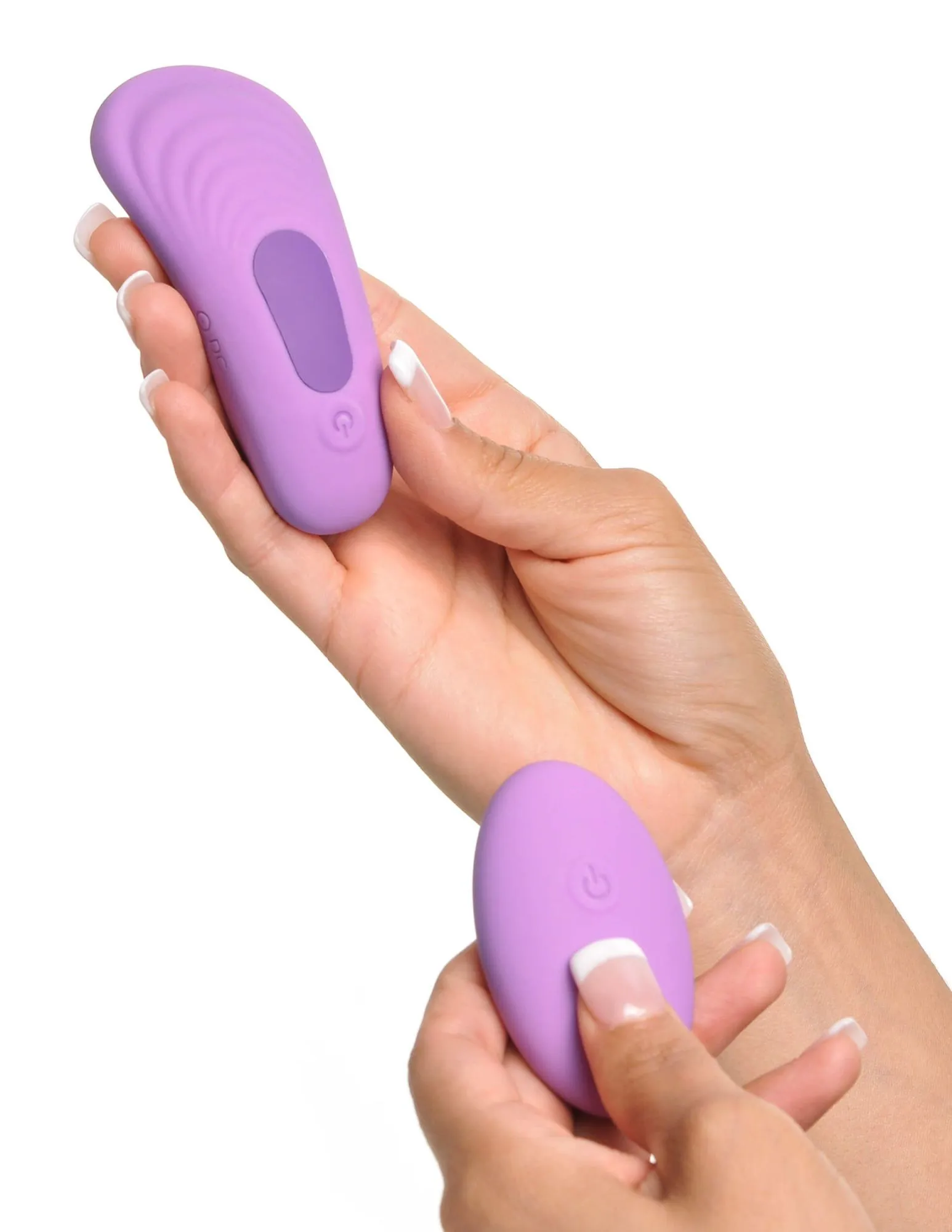 мини-вибратор pipedream fantasy for her remote silicone please-her, фиолетовый в 