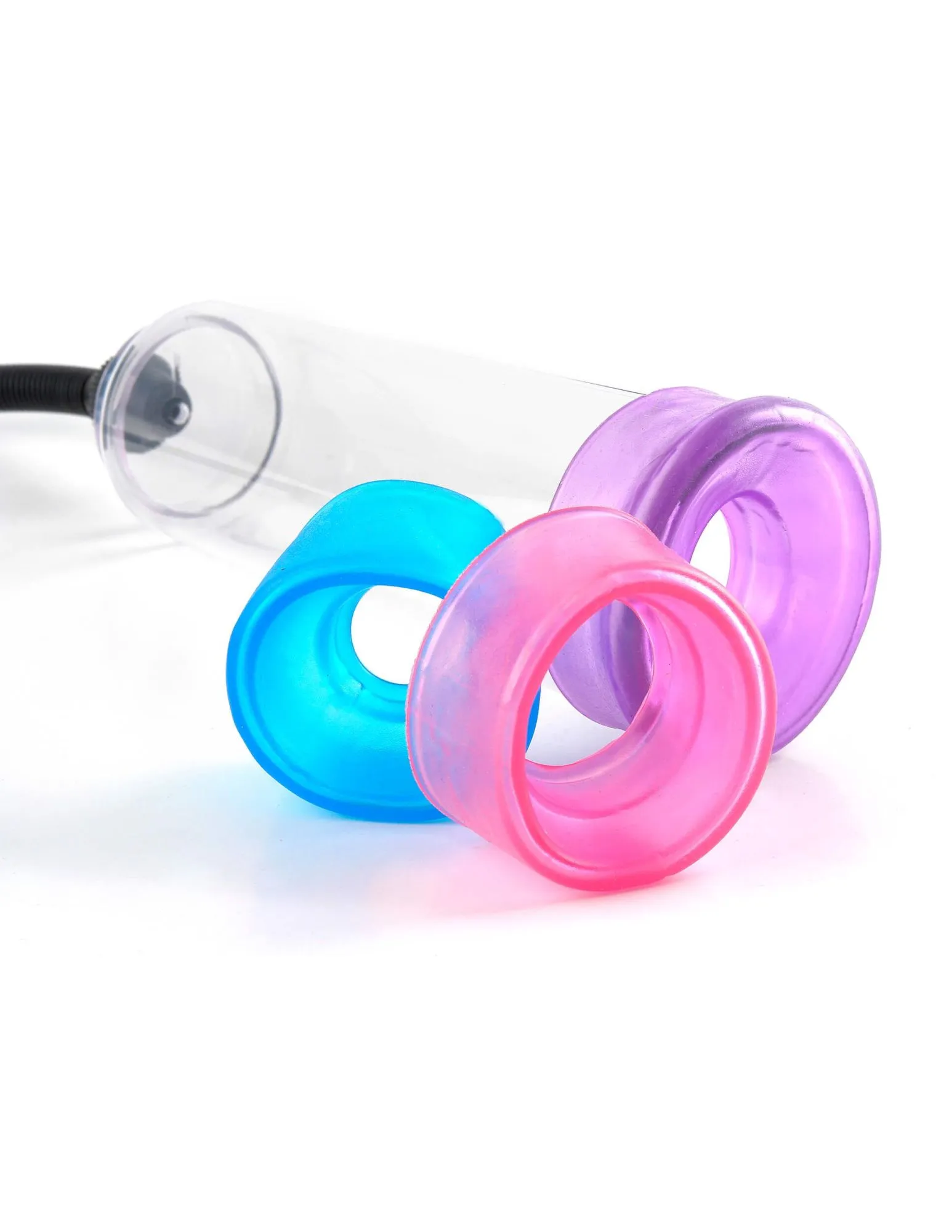 помпа мужская pipedream pump worx, прозрачная в 