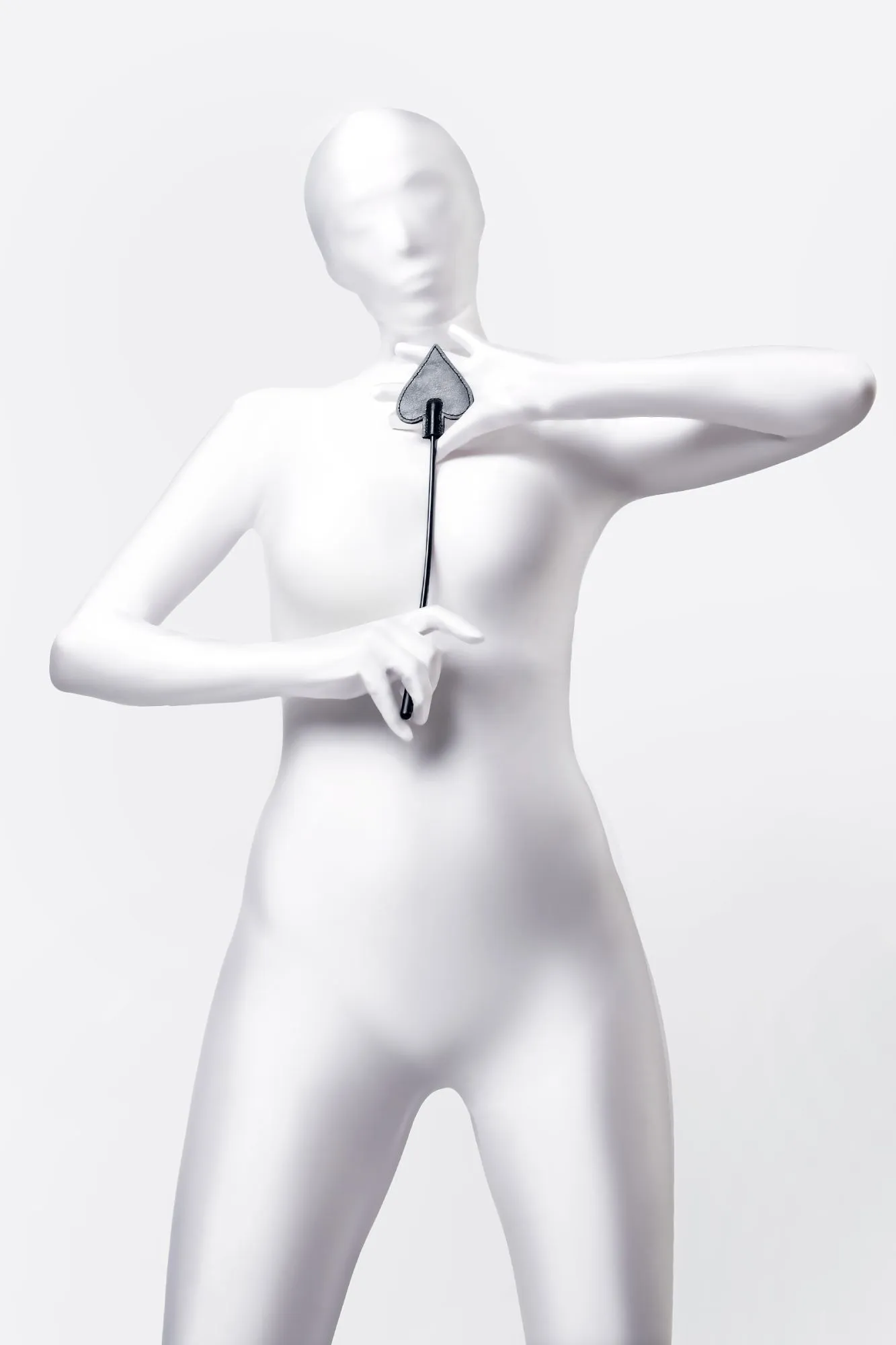 стек anonymo #0007, pu кожа, черный, 36 см в 