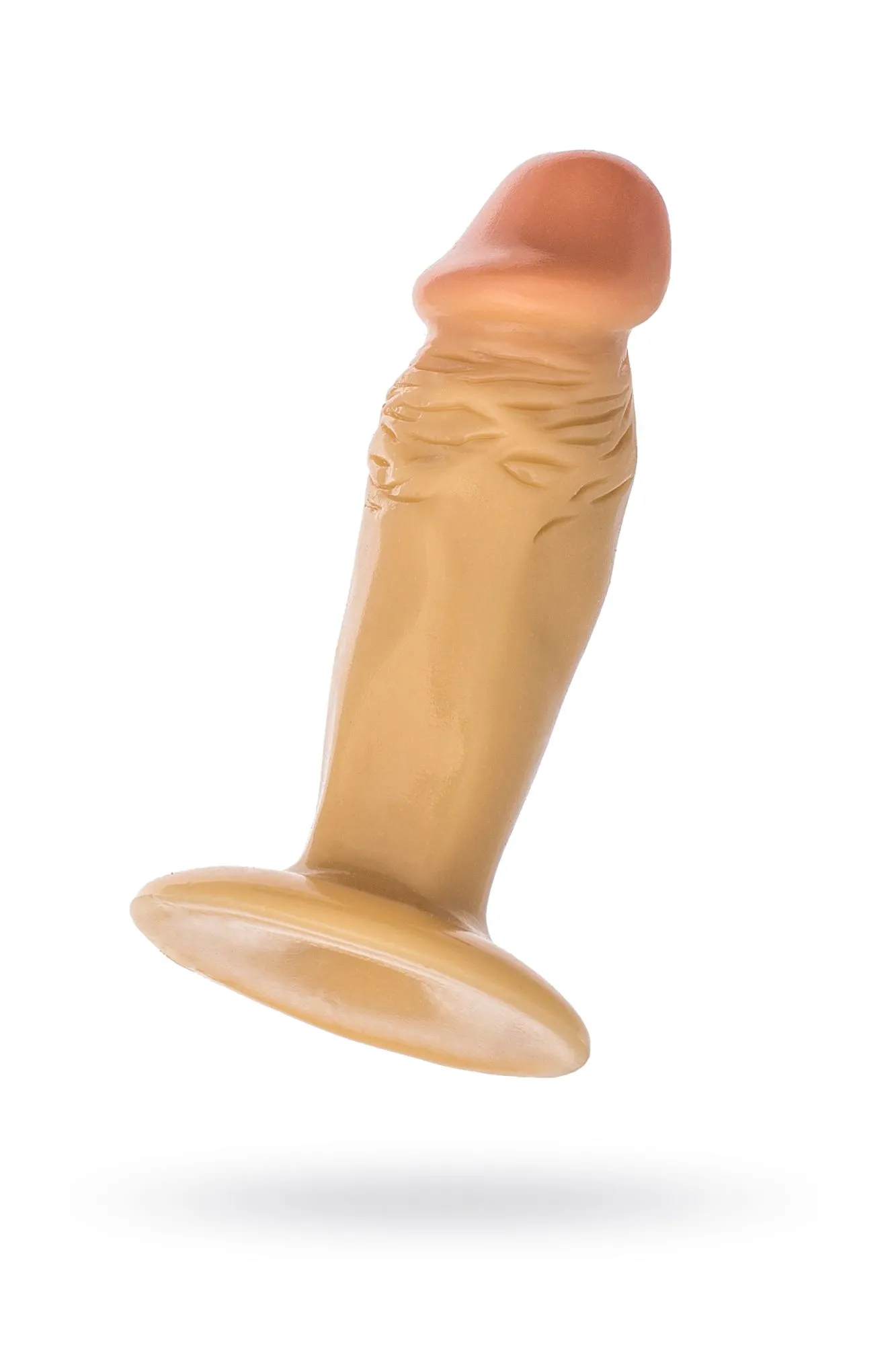 фаллоимитатор, toyfa, pvc, телесный, 11,5 см в 