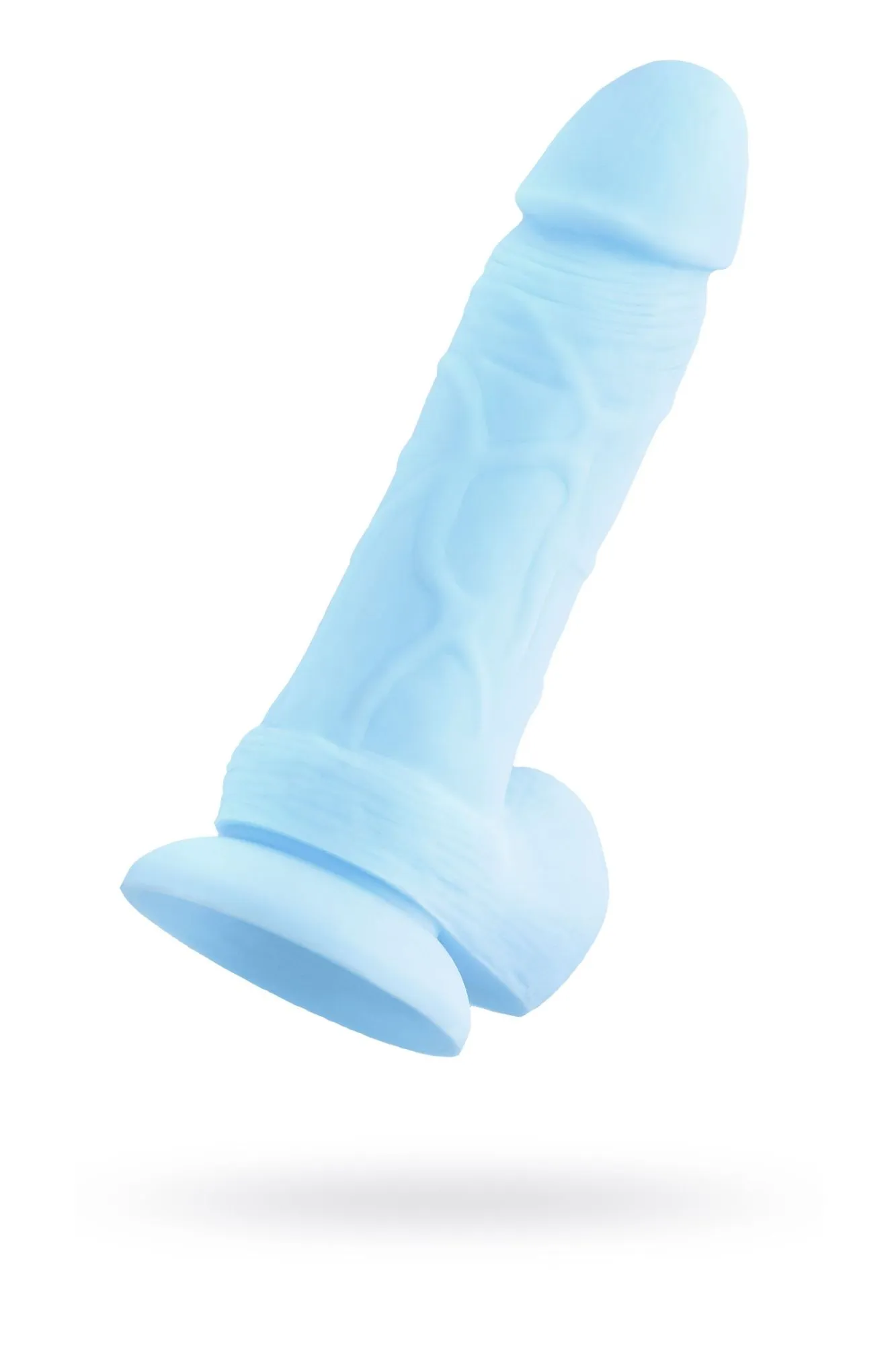 фаллоимитатор beyond by toyfa, arthur, силикон, голубой, 20 см в 