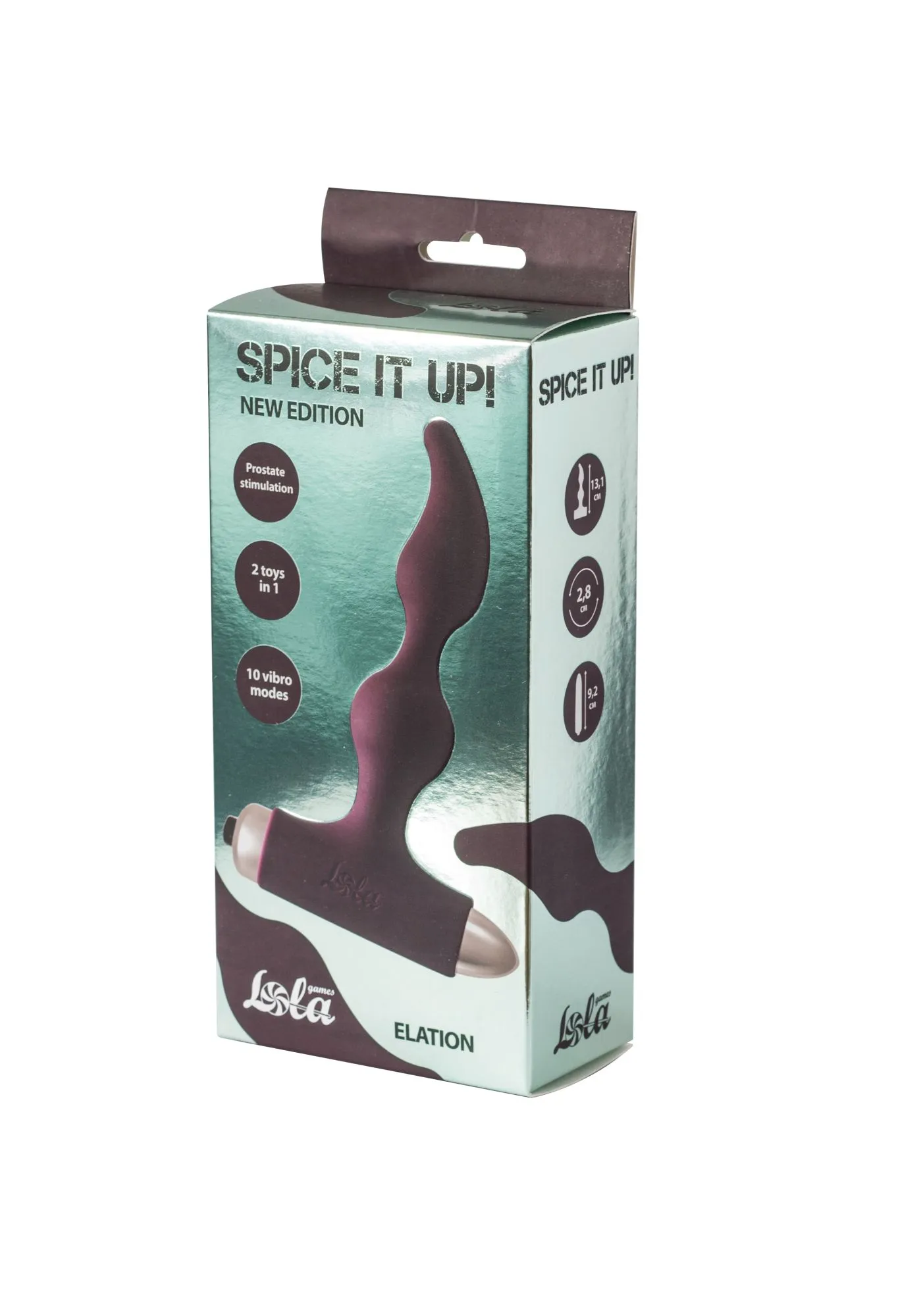 анальная пробка с вибрацией spice it up new edition elation wine red 8018-03lola в 