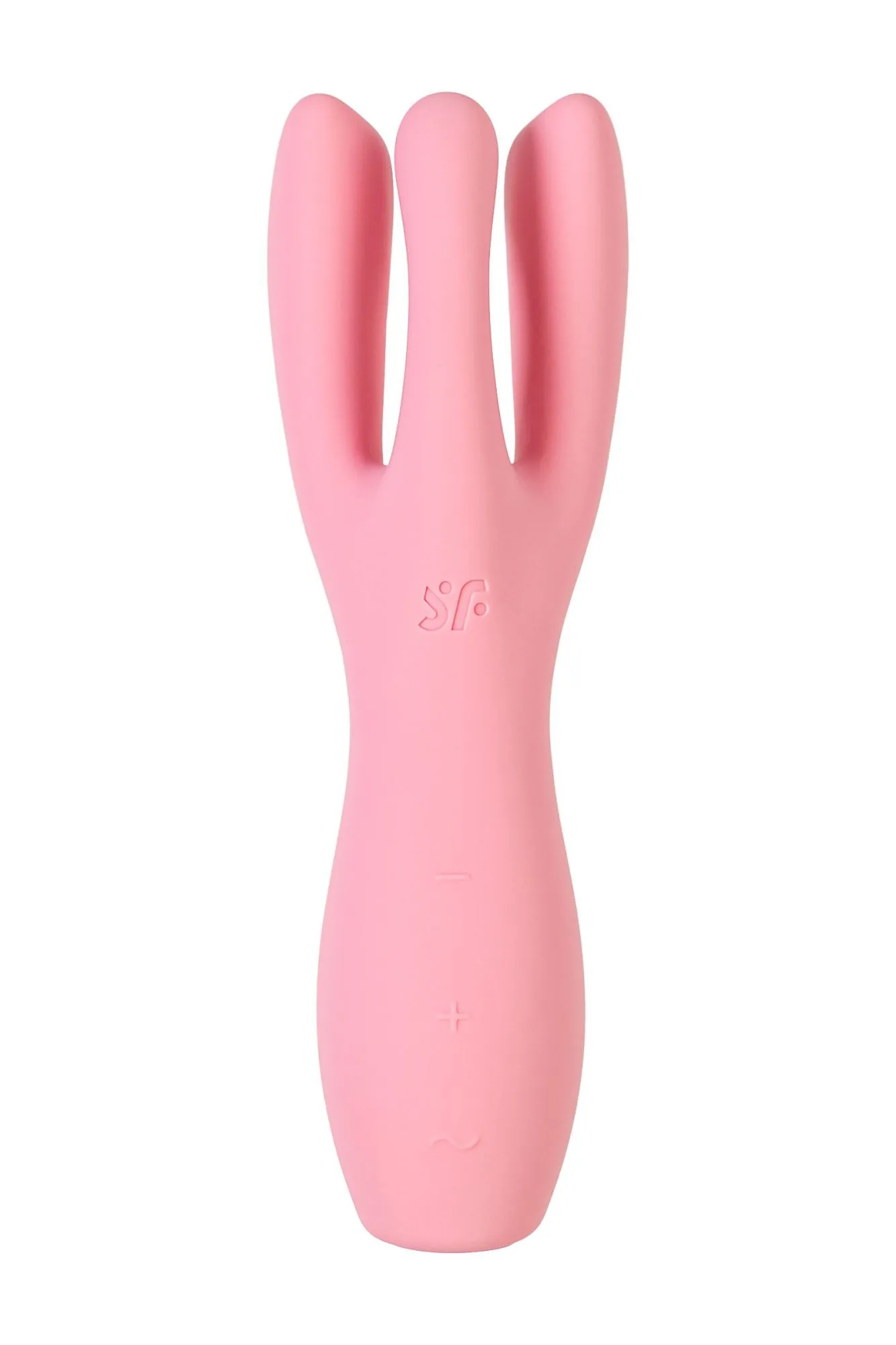 вибростимулятор satisfyer threesome 3, силикон, розовый, 14 см в 