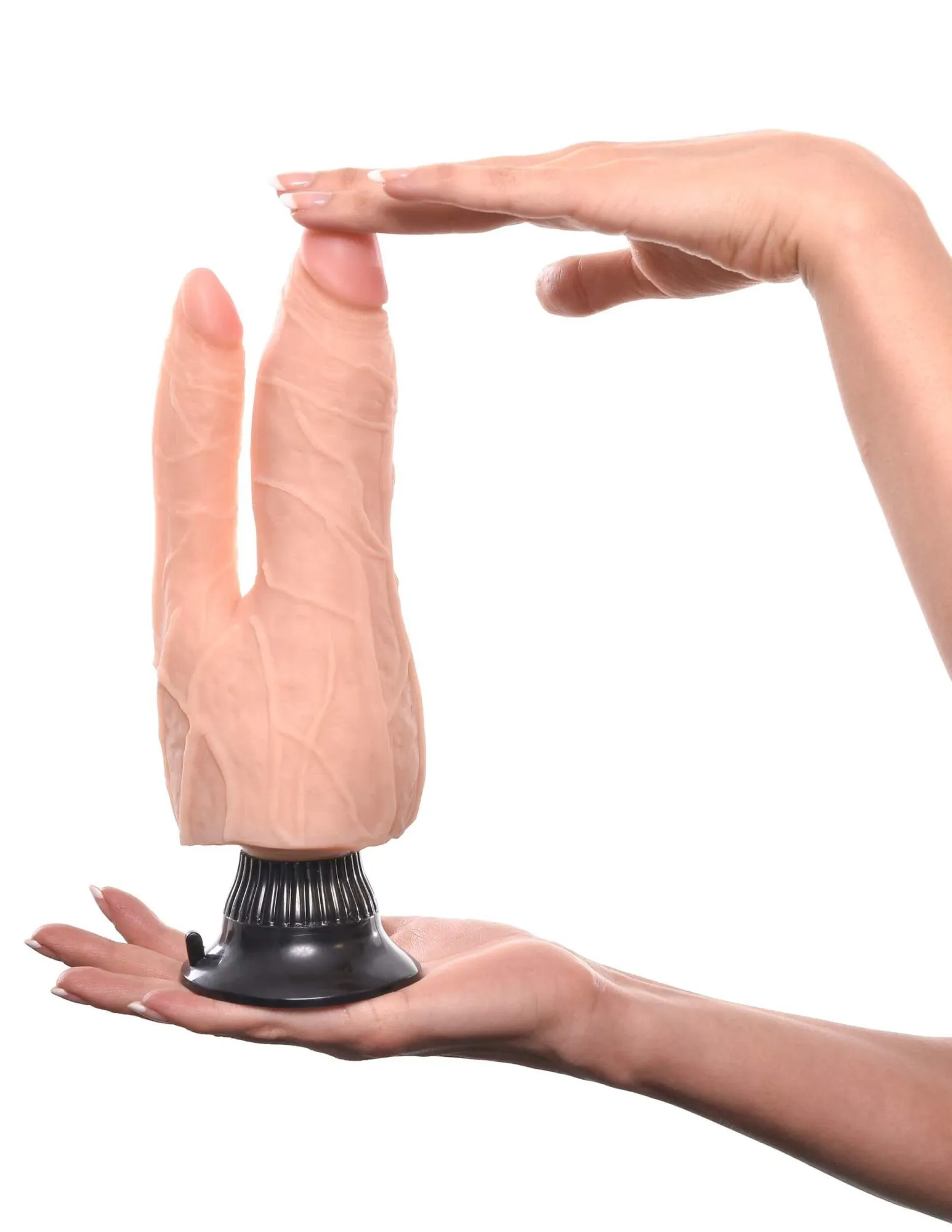 вибратор двойной pipedream real feel deluxe № 8, телесный в 