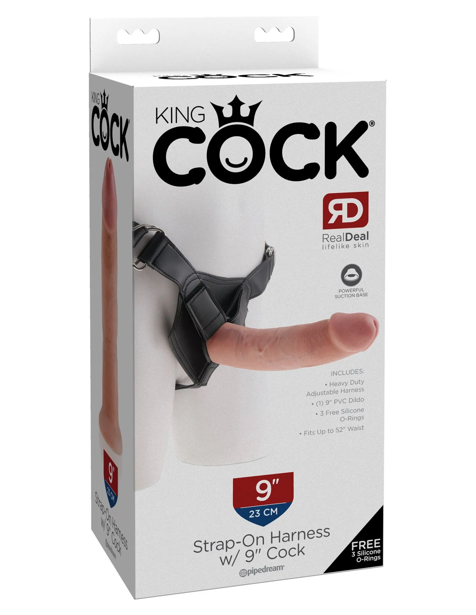 страпон strap on harness with 9" cock 562421pd в 
