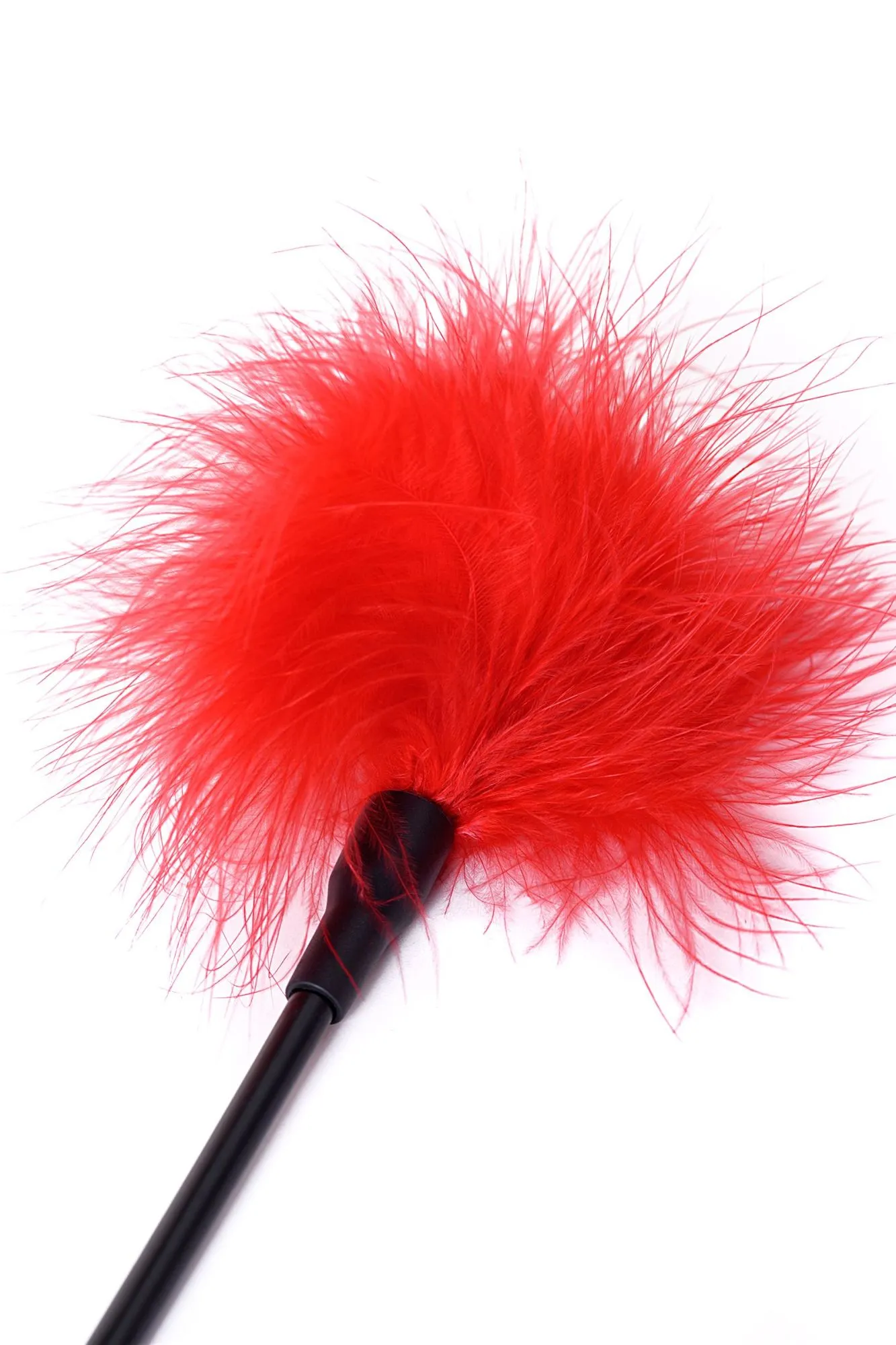 щекоталка toyfa theatre, пух, красная в 