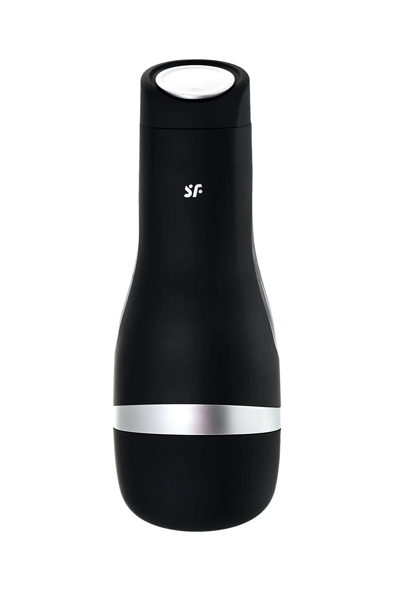 мастурбатор нереалистичный satisfyer men classic, tpe, серебристый, 25,4 см. в 