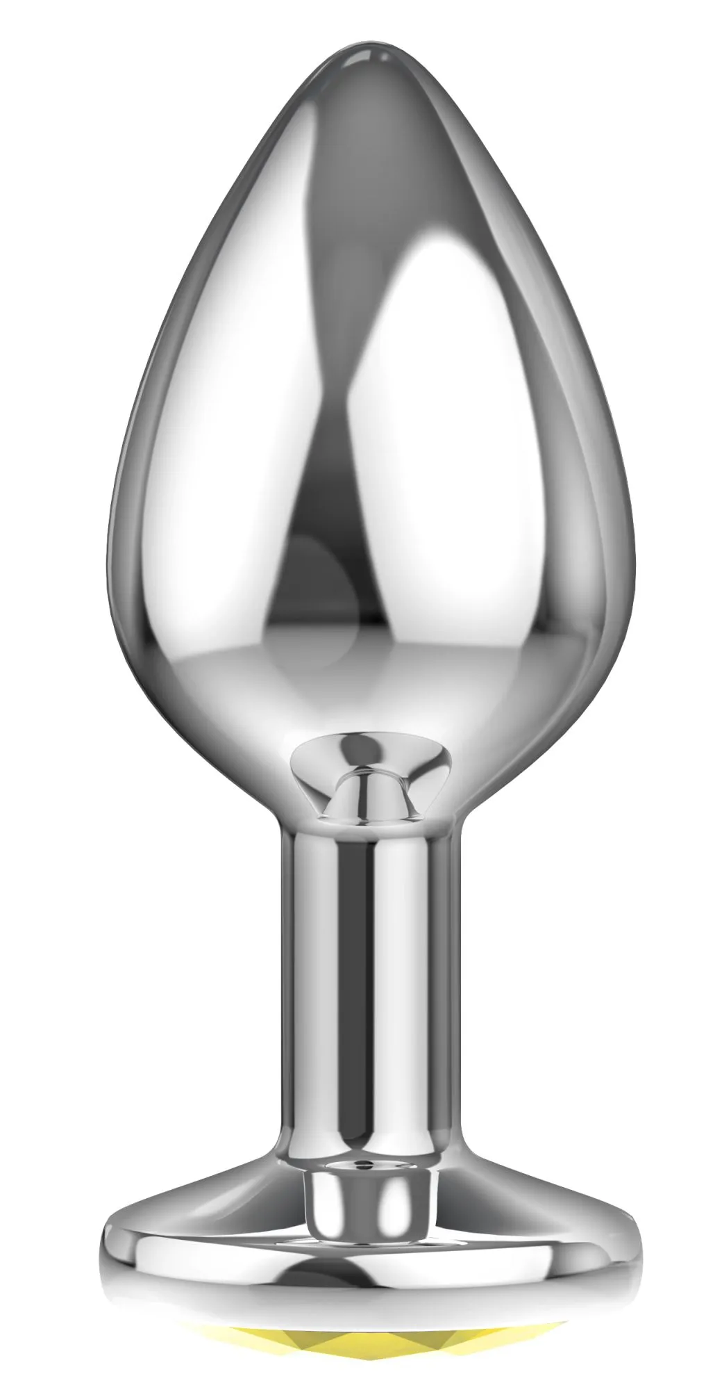 анальная пробка diamond yellow sparkle large 4010-02lola в 