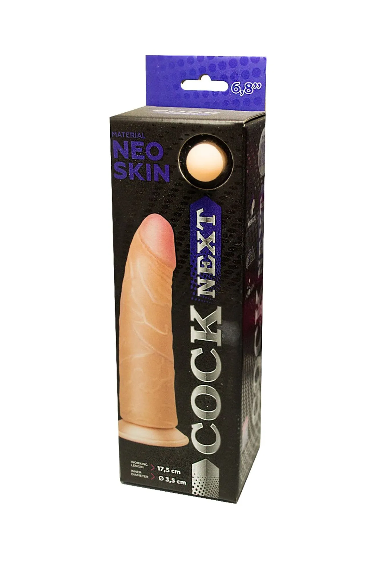 фаллоимитатор cock next lovetoy, tpr, телесный, 19 см в 
