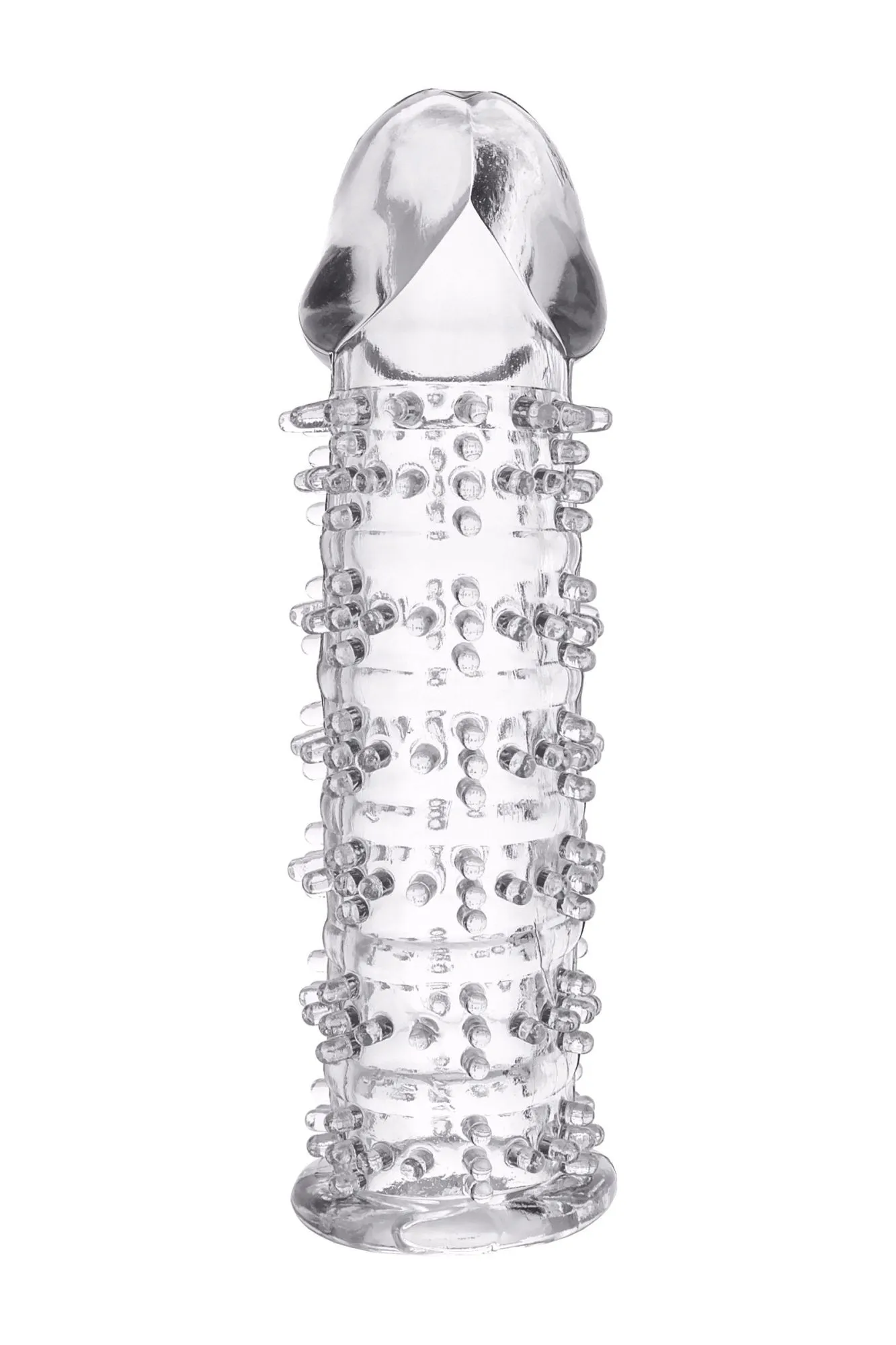 насадка toyfa, tpe, прозрачный, 12,5 см в 