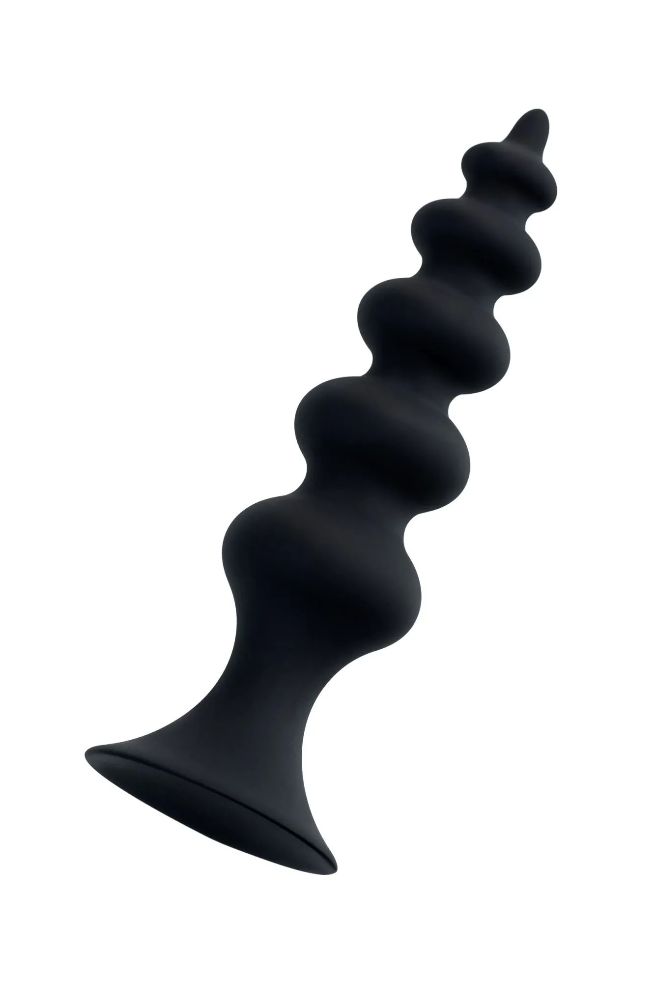 анальная втулка popo pleasure by toyfa indi, водонепроницаемая, силикон, черная, 11,5 см, ø 2,9 см в 