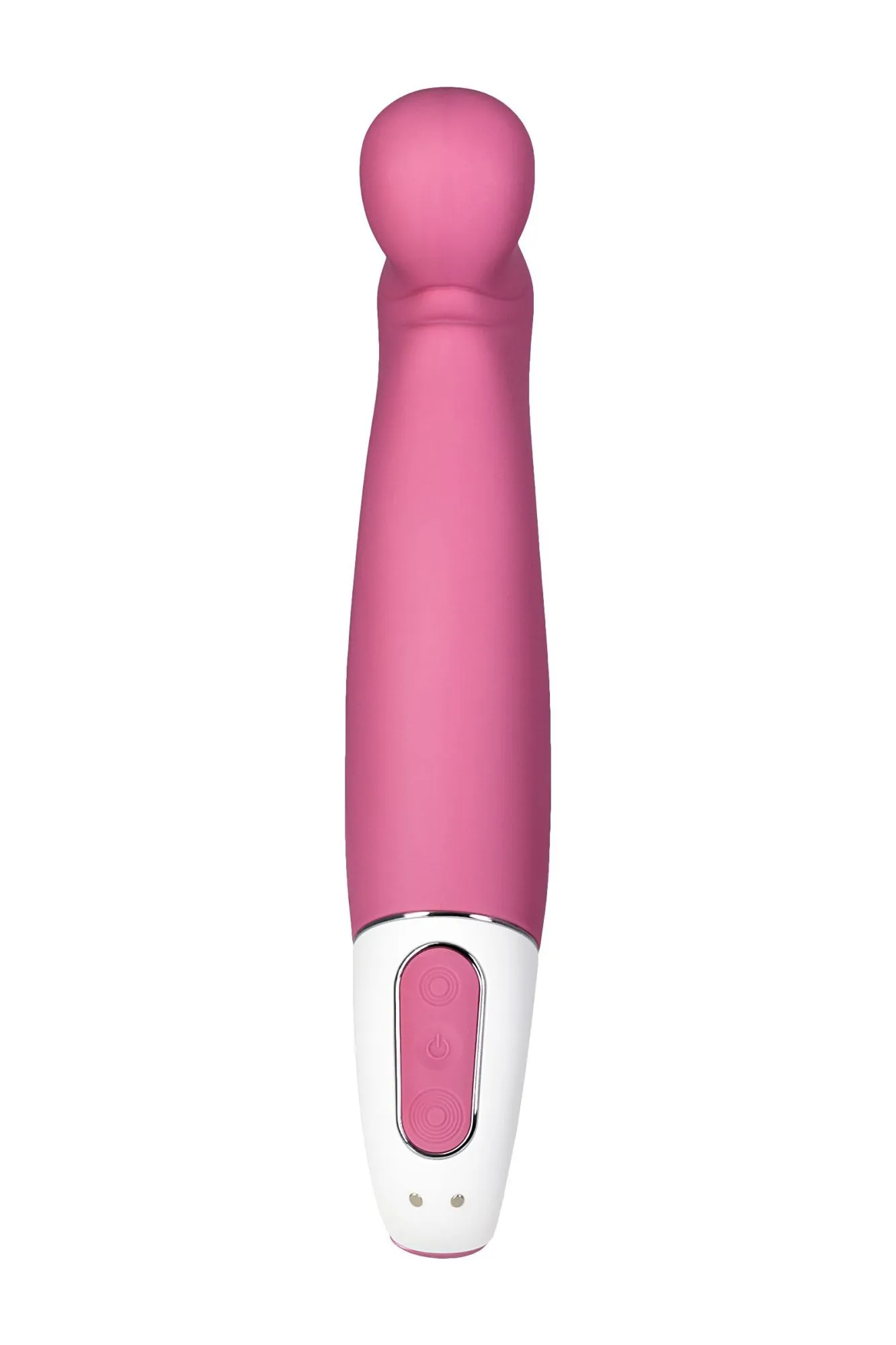 нереалистичный вибратор satisfyer vibes petting hippo, силикон, красный, 22,9 см. в 