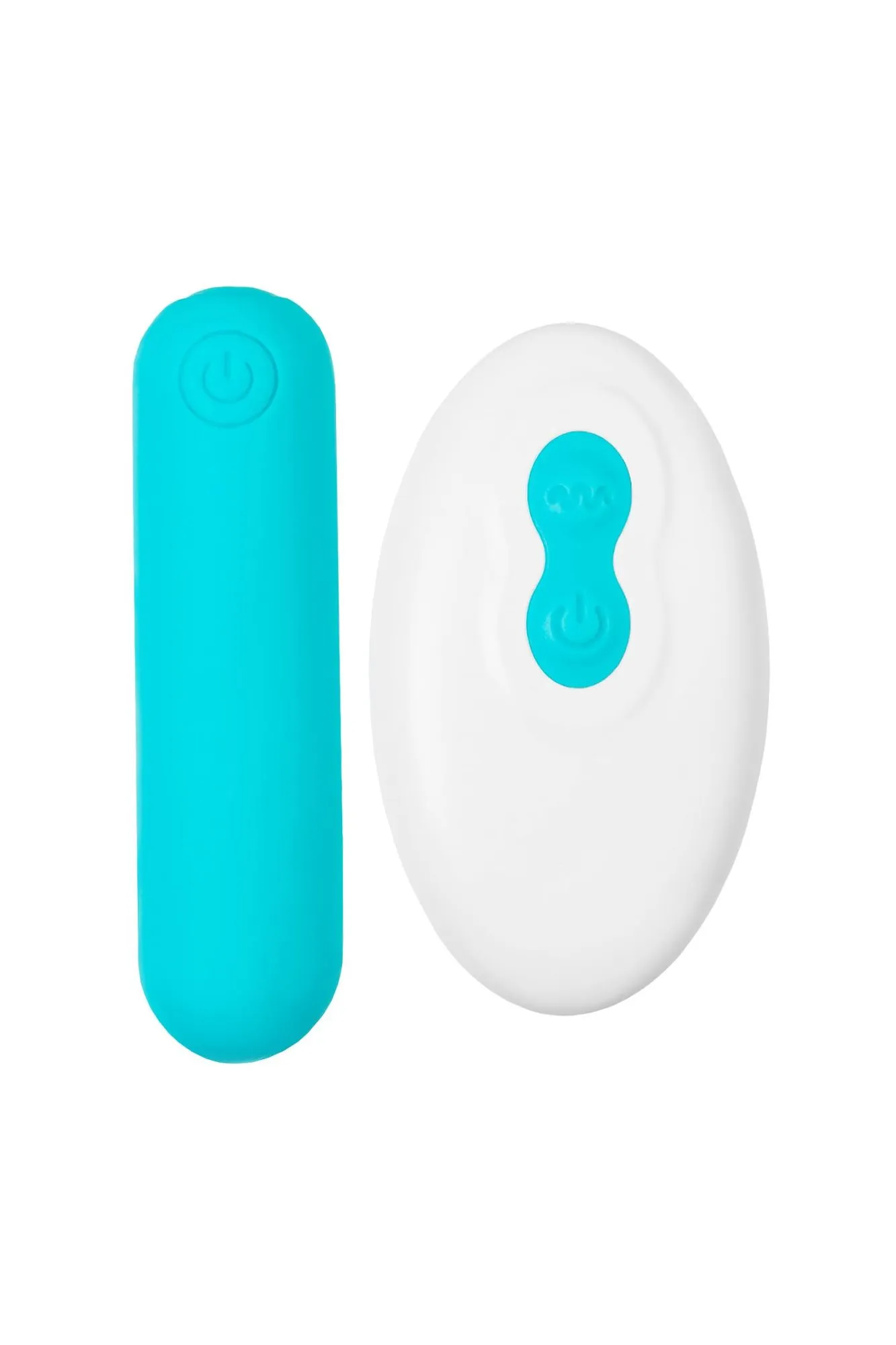 вибропуля a-toys tnim, силикон, голубой, 6,5 см в 