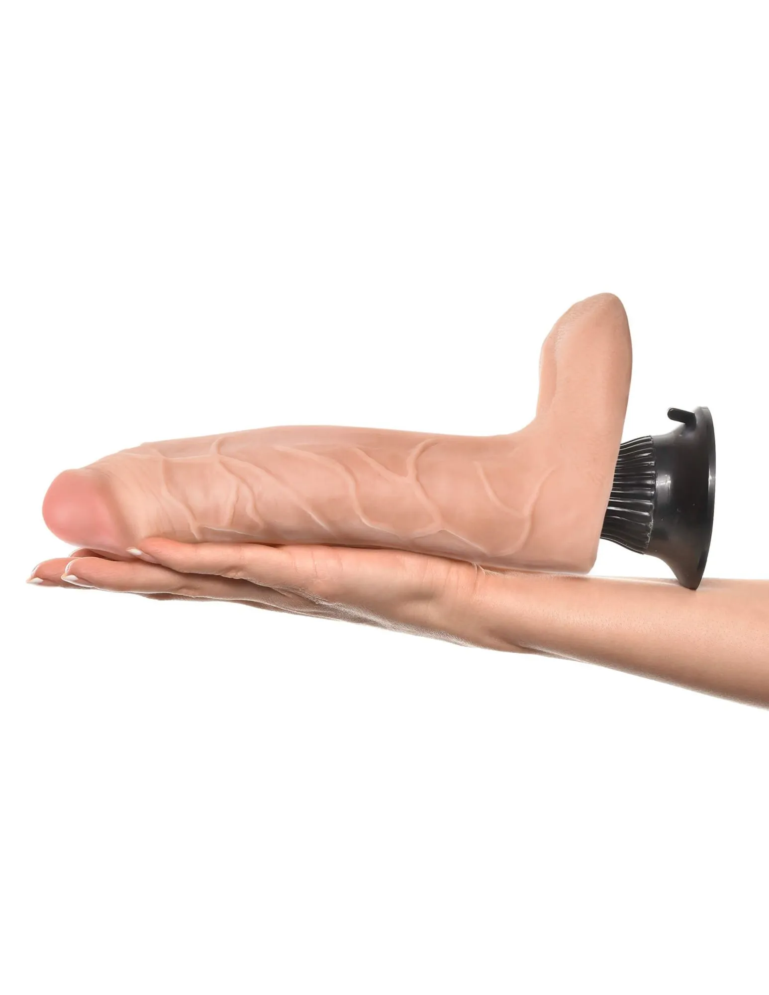 вибратор с присоской pipedream real feel deluxe № 6, телесный в 