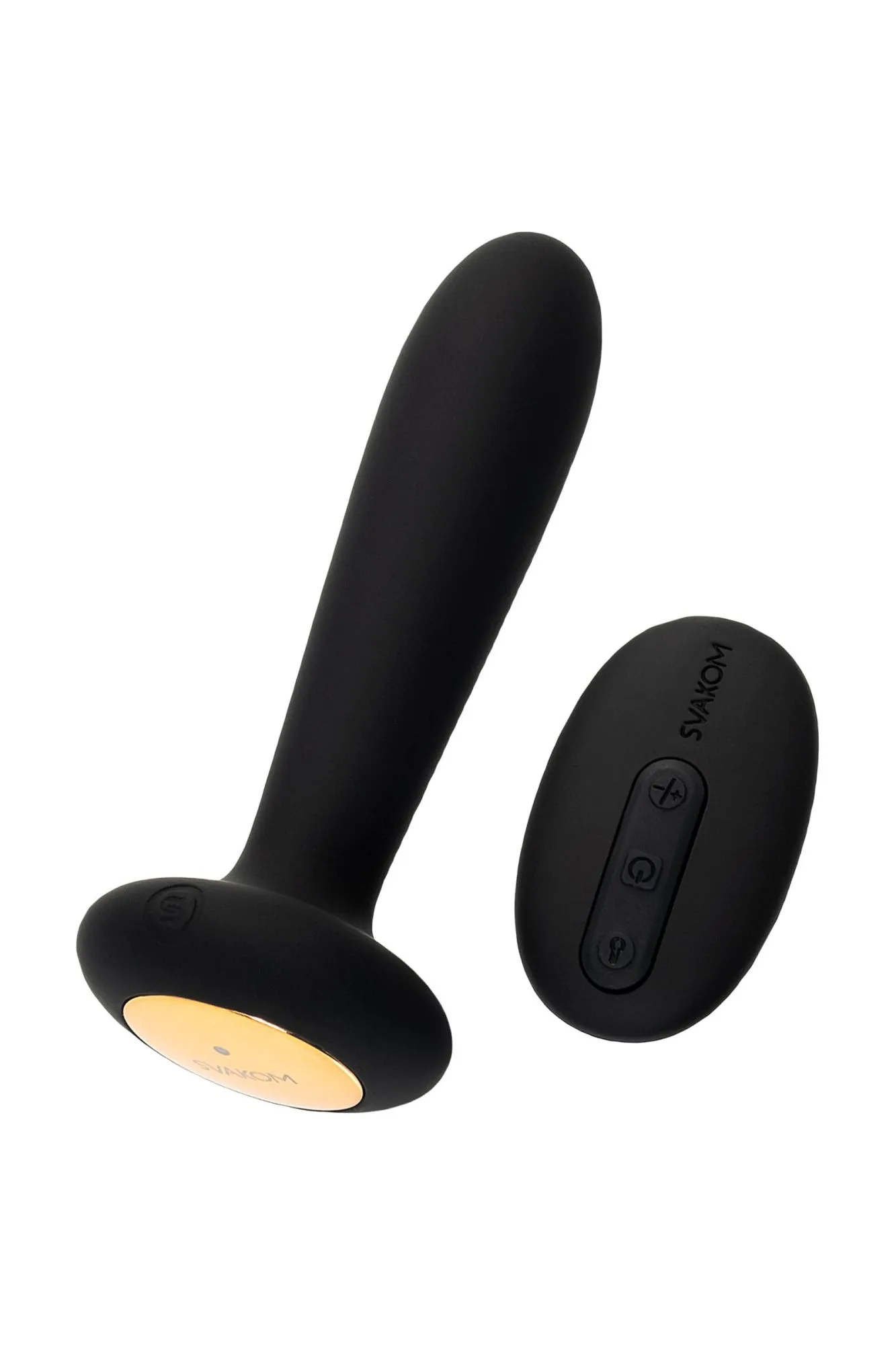 анальная втулка svakom primo, с подогревом, силикон, черный в 