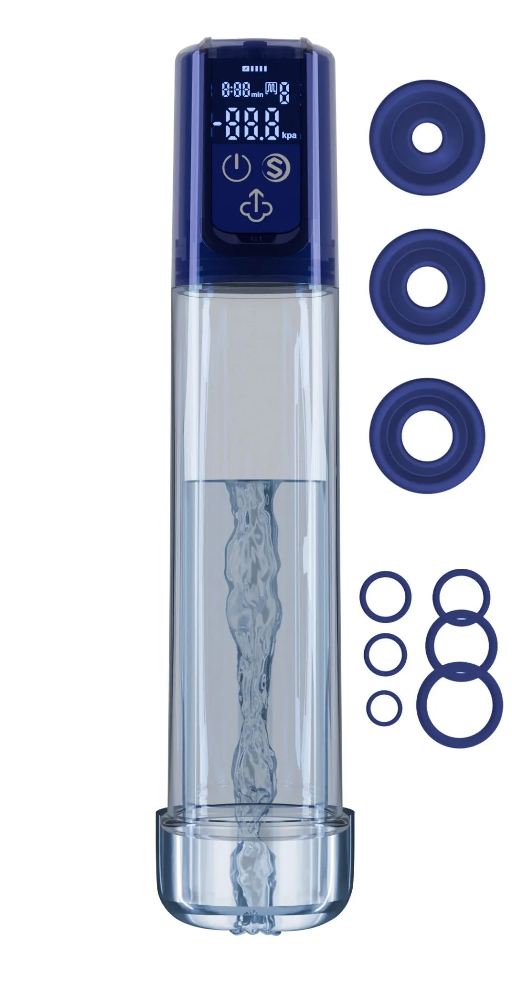 вакуумная помпа realov bathfun pro ai aqua penis pump zd-65-kb в 