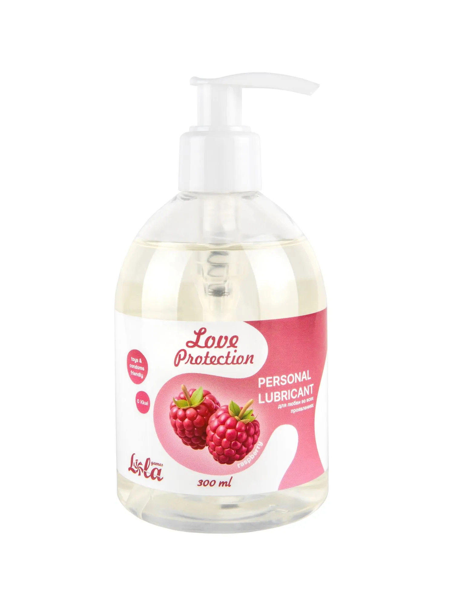лубрикант на водной основе lola games love protection raspberry 300ml 1832-02lola в 