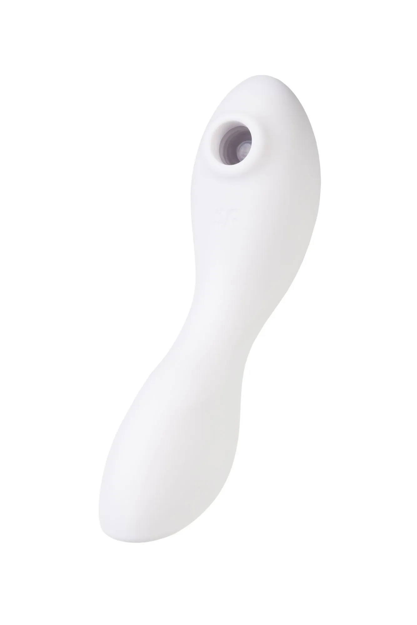 вакуумный стимулятор клитора satisfyer curvy trinity 5+, белый в 