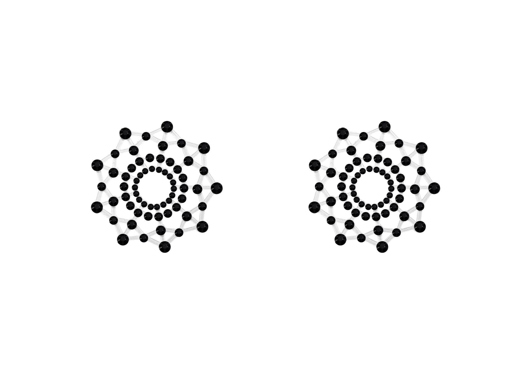 Эротическое наклейки на грудь burlesque rowland black 3639-02lola в 