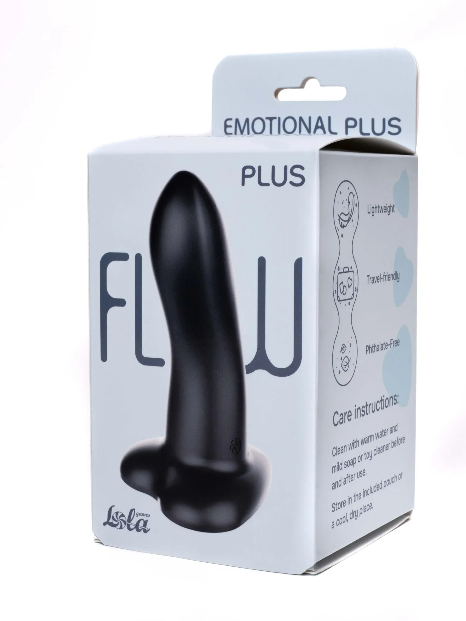 нереалистичный дилдо emotional plus black 2044-04lola в 