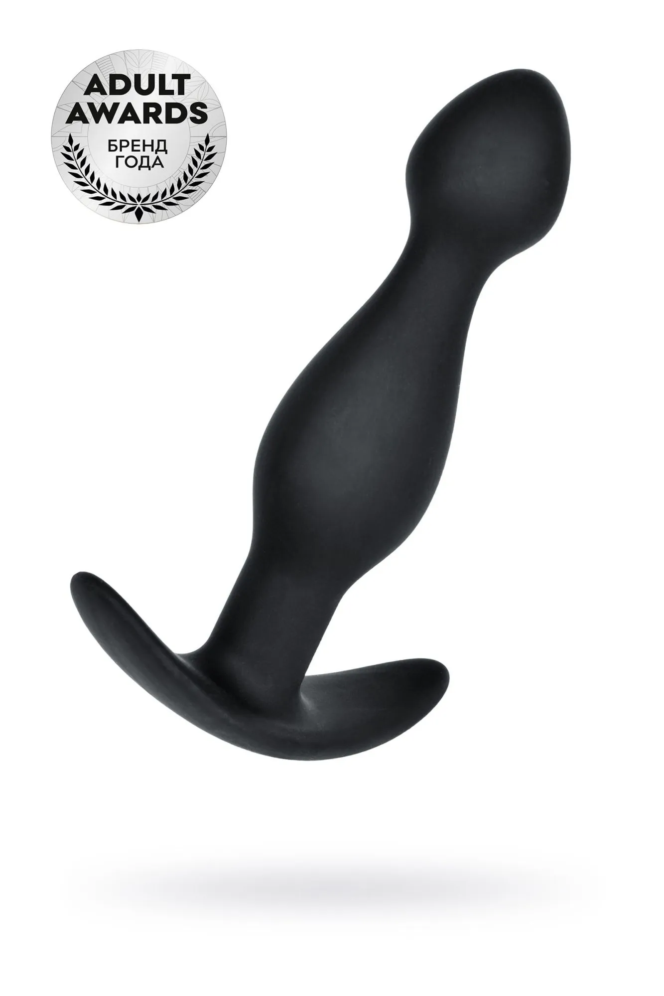 анальная пробка a-toys by toyfa, размер s, cиликон, черная, 11,5 см в 