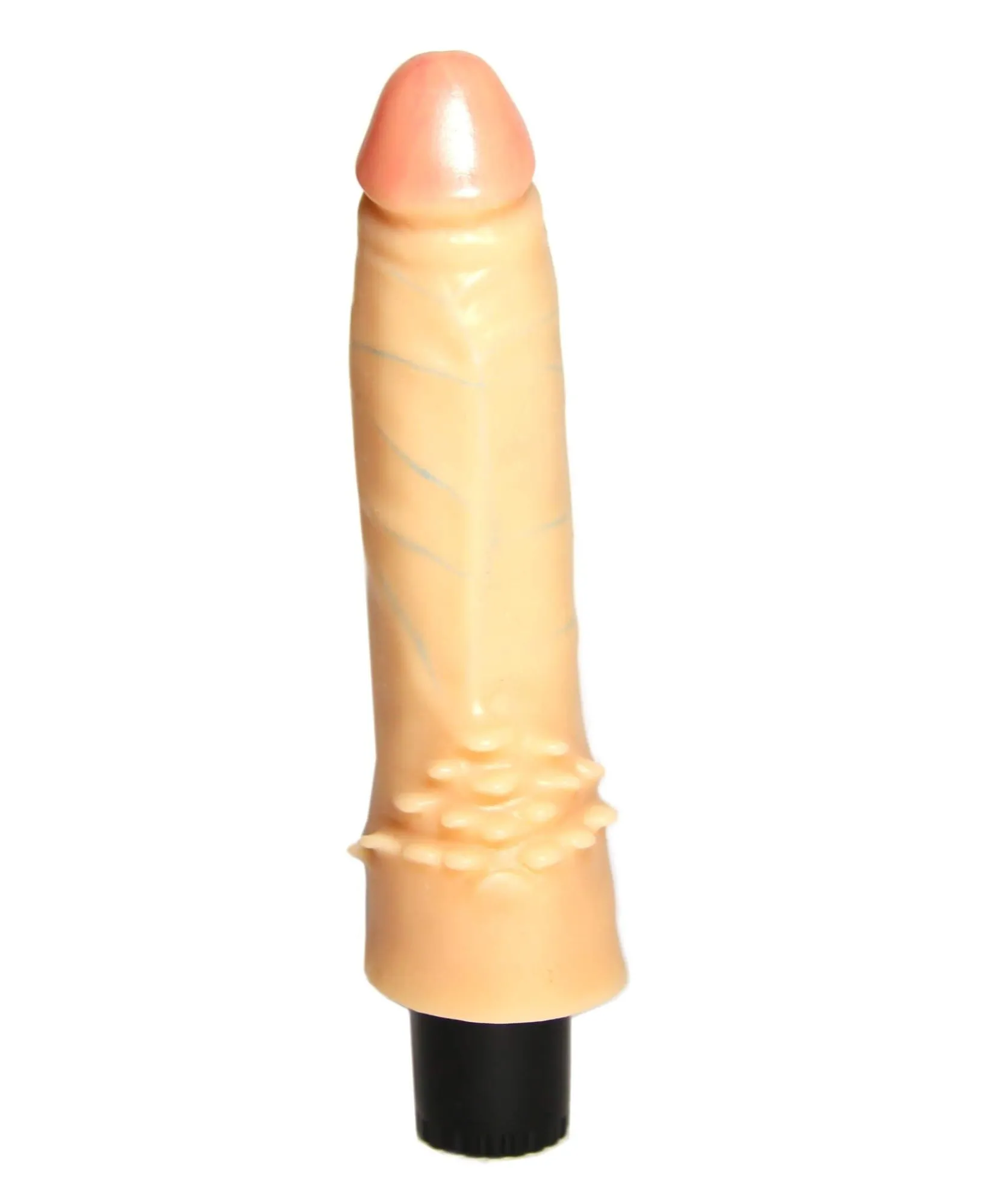 вибратор реалистик dжага dжага №10, телесный в 