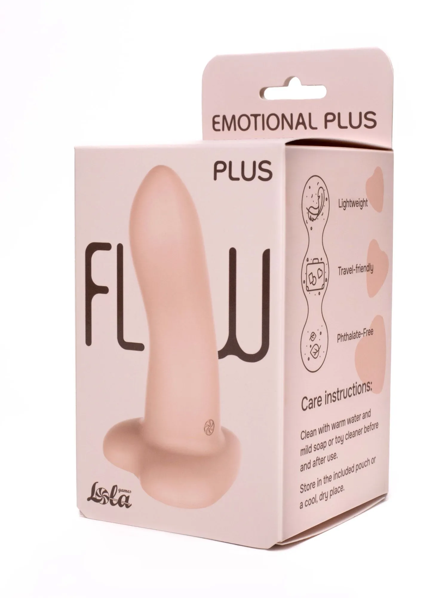 нереалистичный дилдо emotional plus flesh 2044-03lola в 